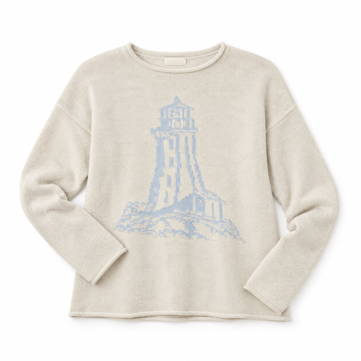 Lighthouse Rollneck Sweater – Ivory