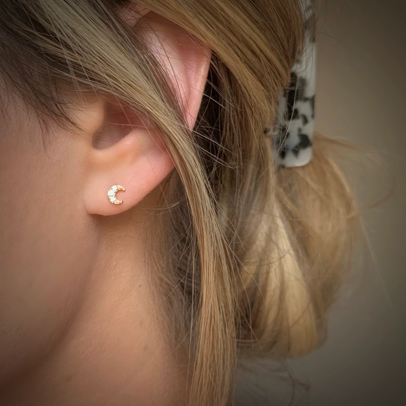 Salt - Star & Moon Stud Earrings
