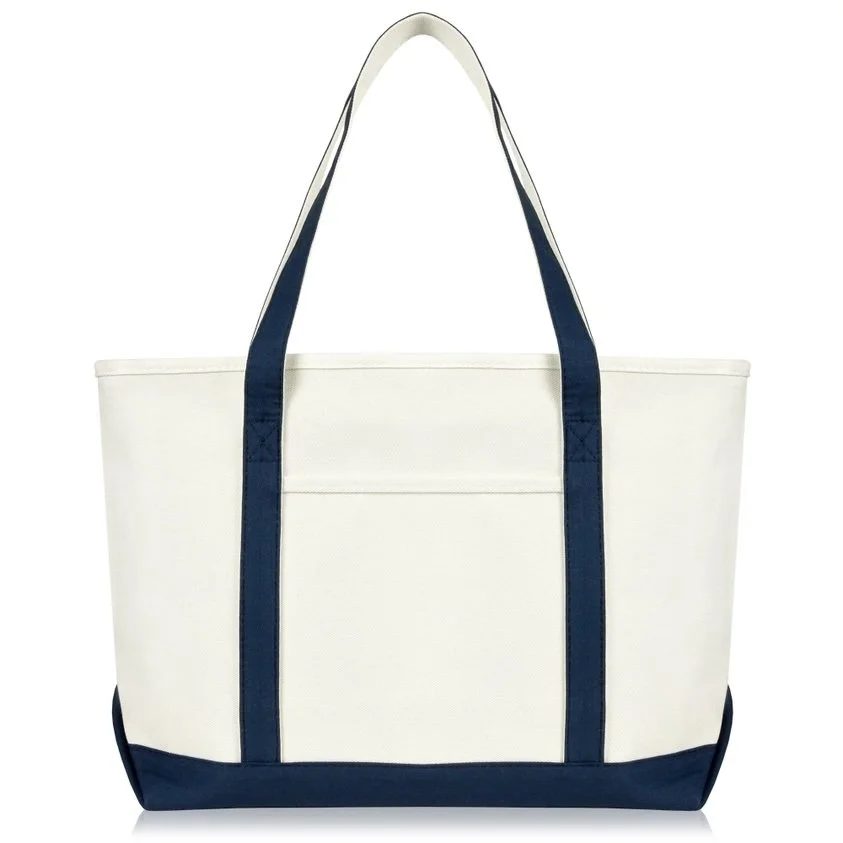 Canvas Tote Medium Navy.jpg