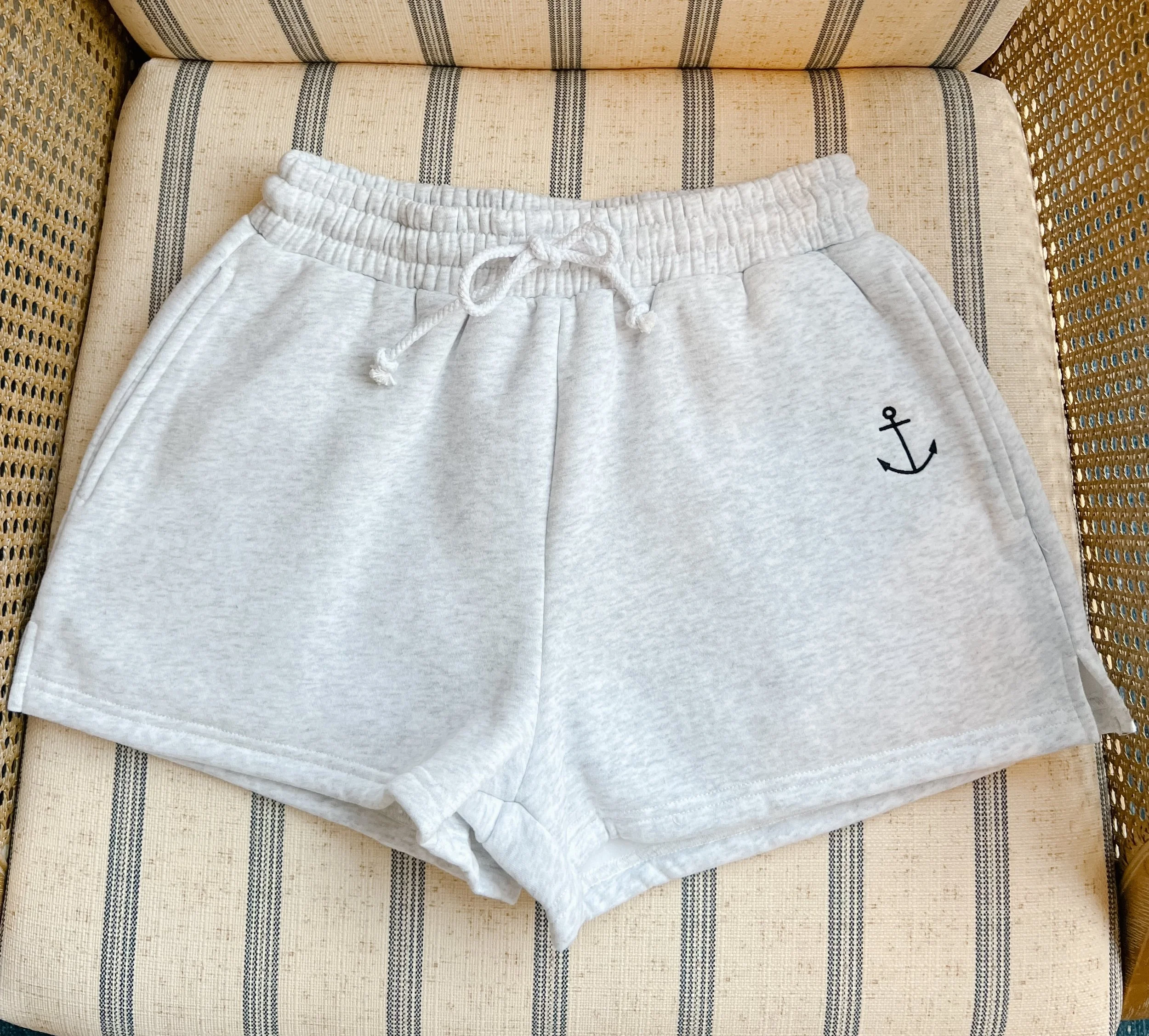 Anchor Lounge Shorts – Gray