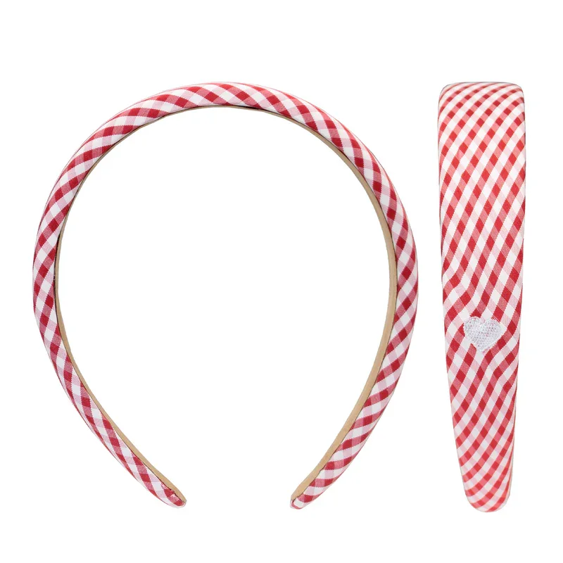Emi Jay Halo Headband - Cherry Gingham
