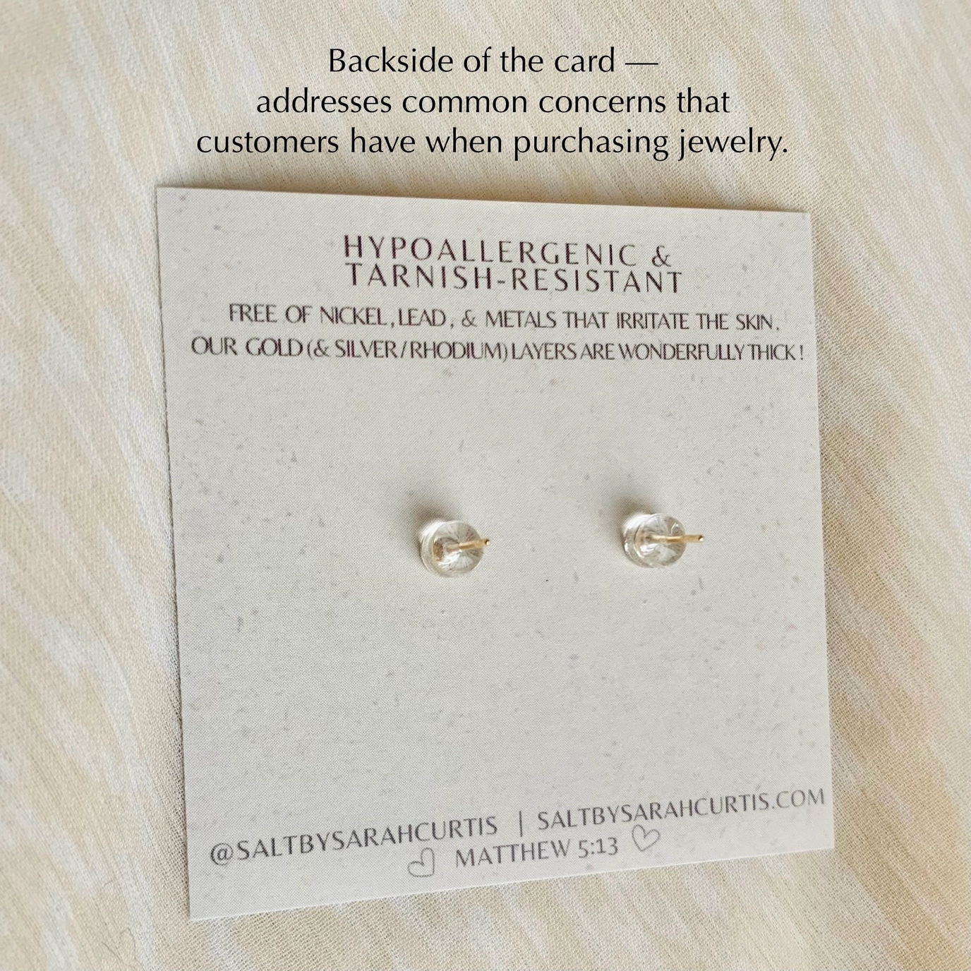Salt - Starfish Stud Earrings
