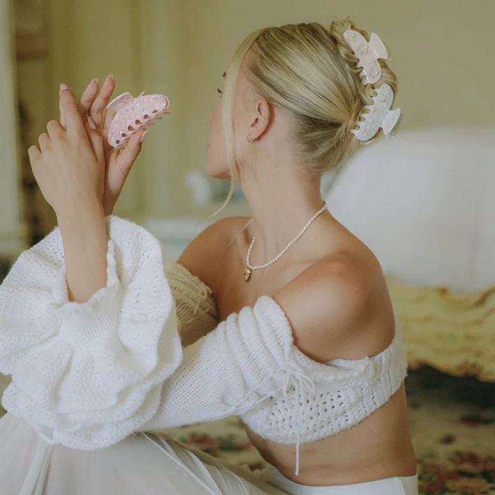Emi Jay Sweetheart Clip Pink Angel Food