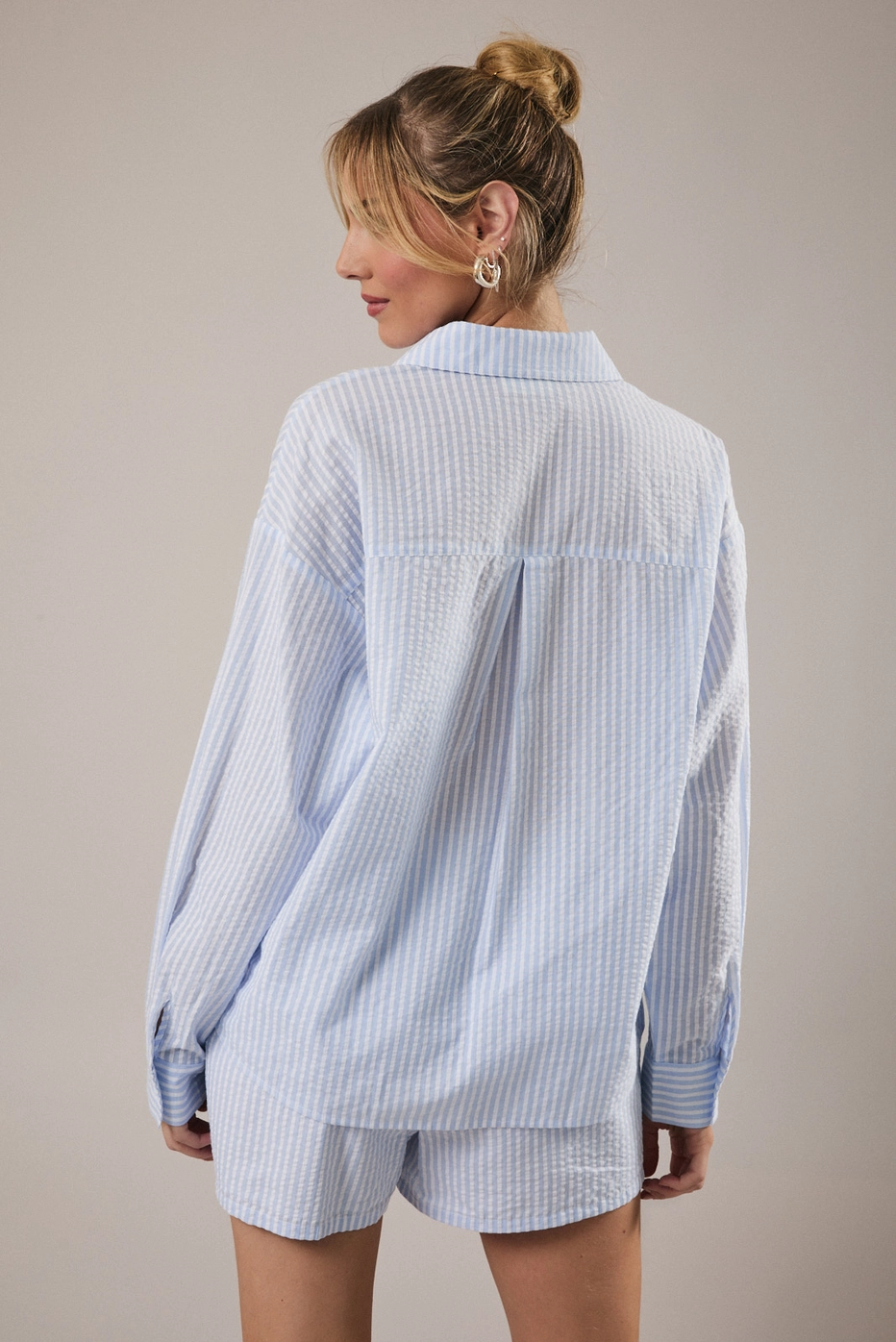 Seersucker Striped Lobster Shirt 3