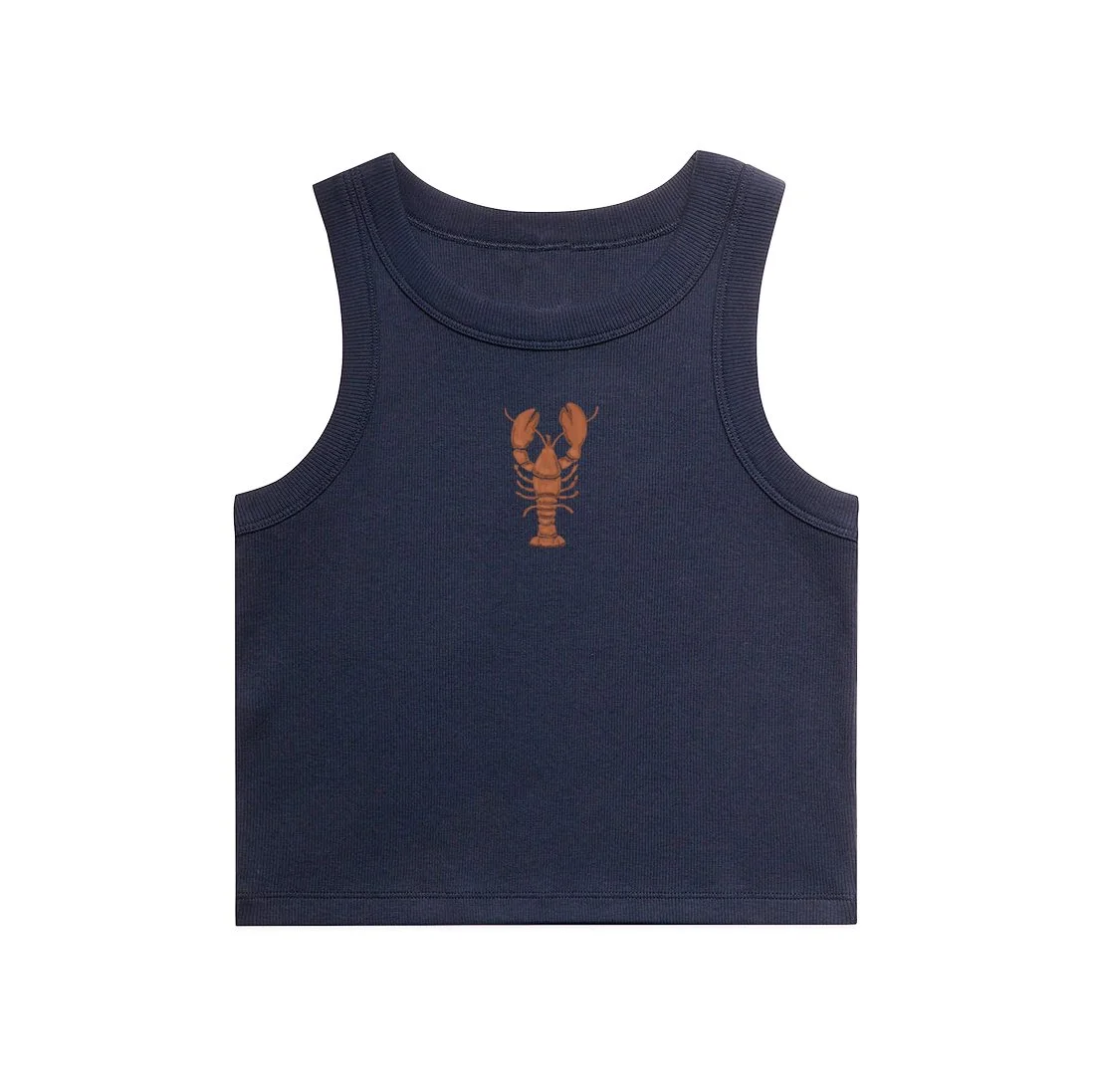 Lobster Coastal Icon Ribbed Tank.jpg