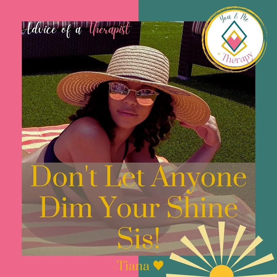 Don&rsquo;t Let Anyone Dim Your Shine! ☀️
♡ 
♡ 
♡ 
♡ 
♡ 
♡

#blacktherapist #blacktherapists #blacktherapy #blackentrepreneurs #blacktherapistsrock #blacktherapistsmatter #dallastherapist #dallastherapy #dallastherapists