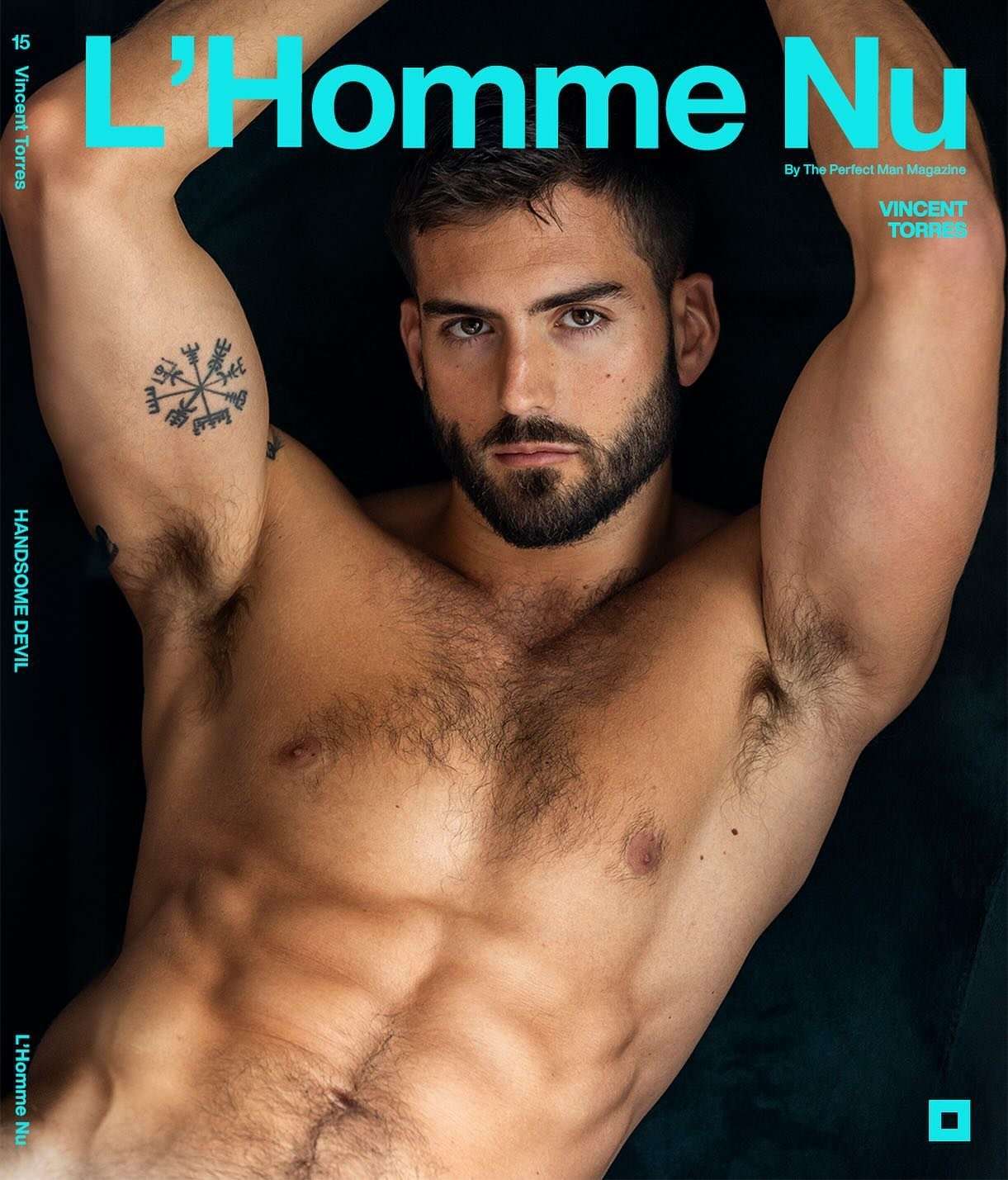VINCENT TORRES captivates those around him with his deep brown eyes and perfect chest. Vincent is a Spaniard who calls London his home and recently represented his country at the 2024 Mr. Universe finals. In this pictorial Vincent presents his handso