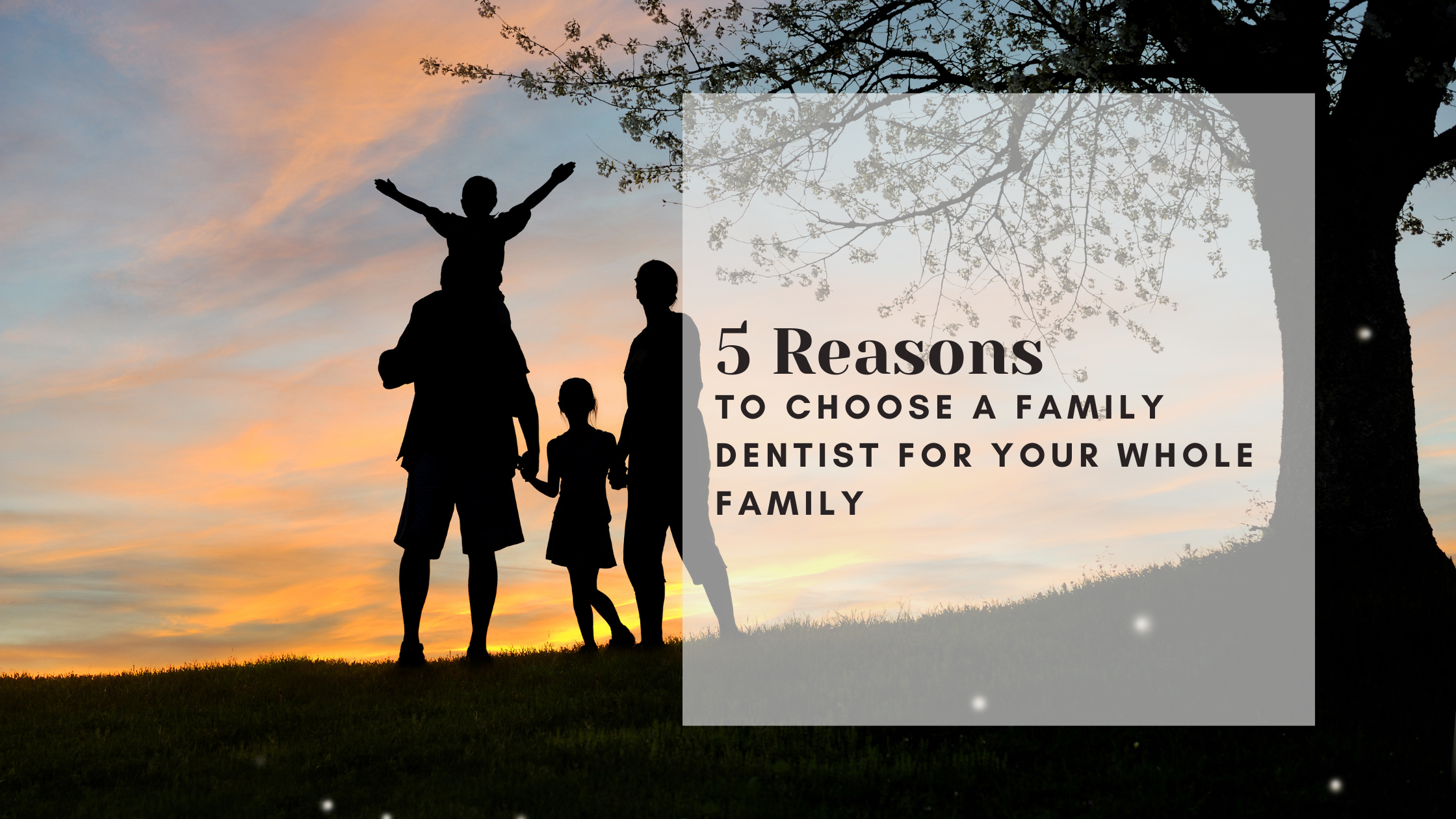 5 Reasons to Choose a Family Dentist for Your Whole Family