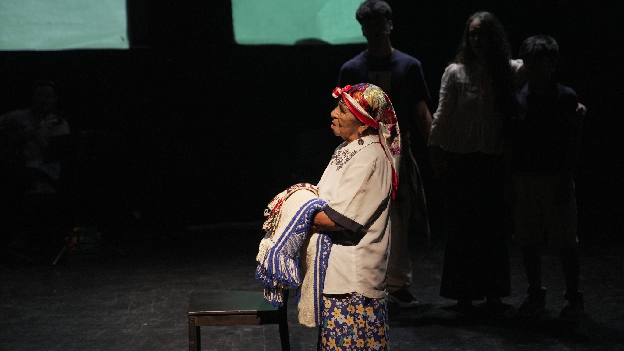 🌿✨ Work in Progress: &Uuml;TRUF TRIPAY/ Displacement ✨🌿

Congratulations Paula Gonz&aacute;lez who's powerful new play &Uuml;TRUF TRIPAY/ Displacement had its first workshop presentation on January 17 at the Santiago a Mil International Festival in