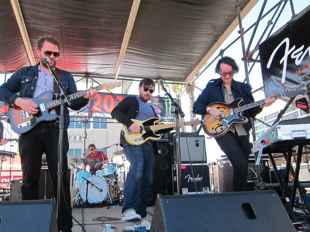 Frightened Rabbit performing in 2013