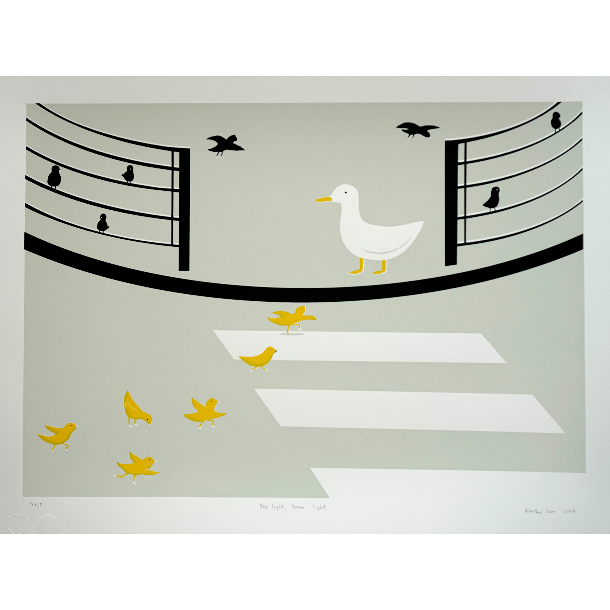 shapes songs - Limited Edition Prints (Edition 3 of 15) - Red Light, Green Light