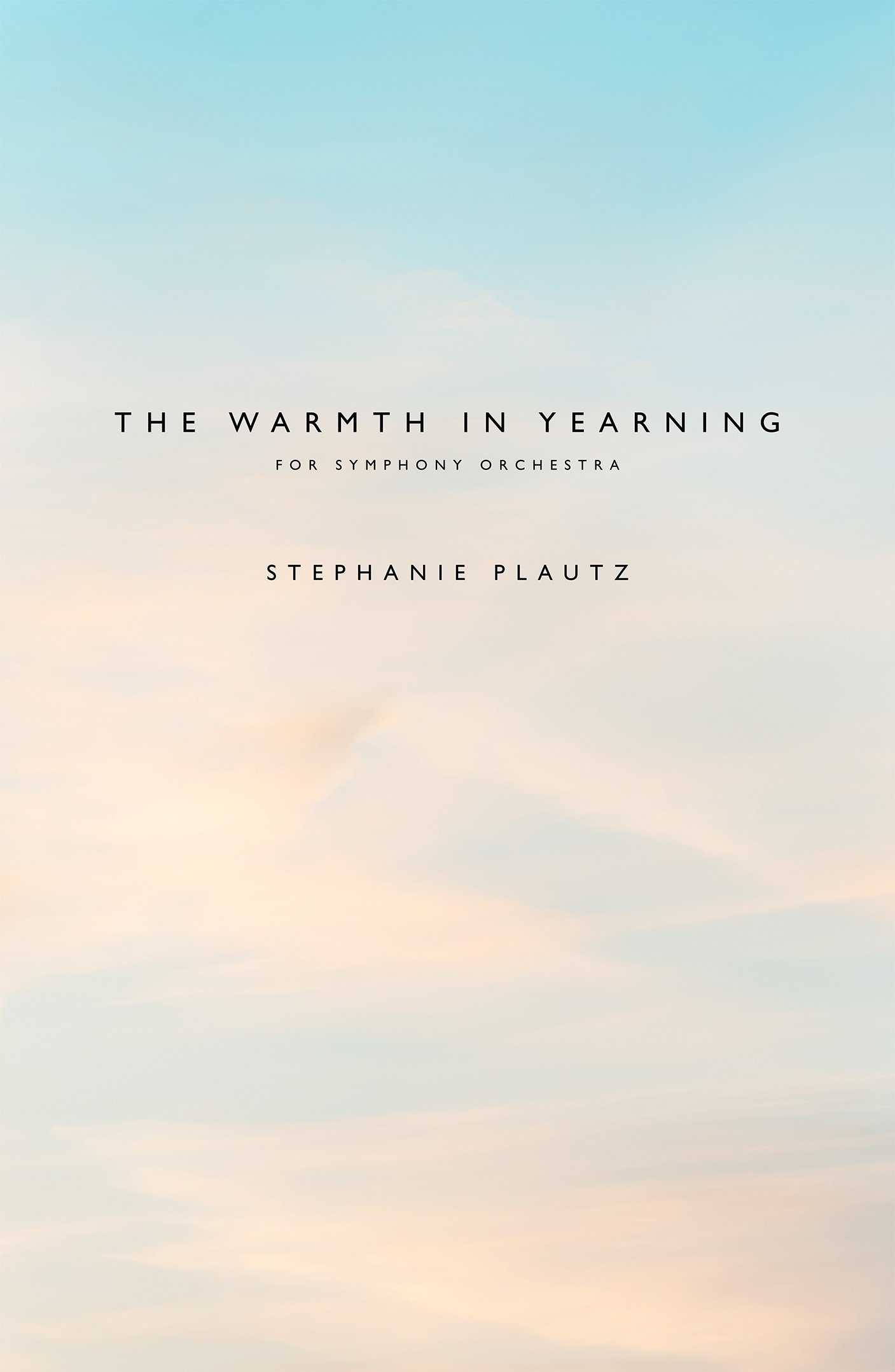 The Warmth in Yearning - 9x12 Extra Score