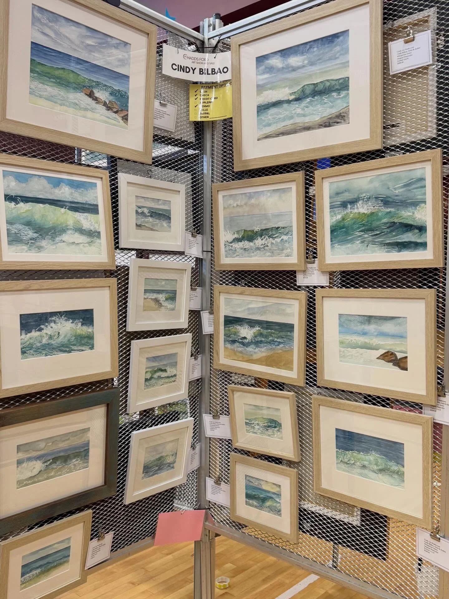 @cfeartshow 
Today&rsquo;s the day! Stop on by, see some art and talk to the artists. 
#artshow #watercolorart #coastalart #coastalartist #artist