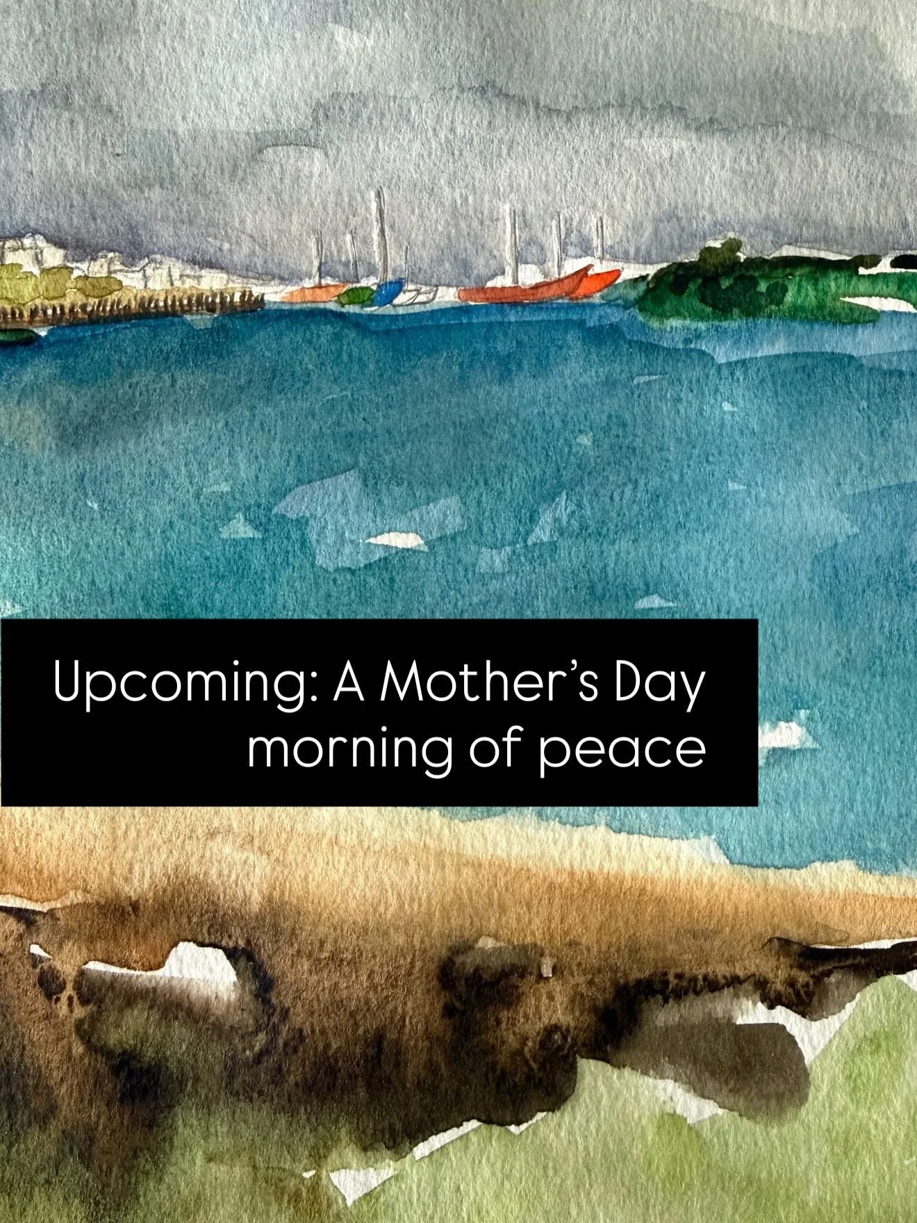 Join me on a Mother&rsquo;s Day morning of quiet, low key sketching by the harbor. It will be a great way to begin a special day&hellip;&hellip;

#dowhatyoulove #artdays #peaceful #quietmoments #bythesea