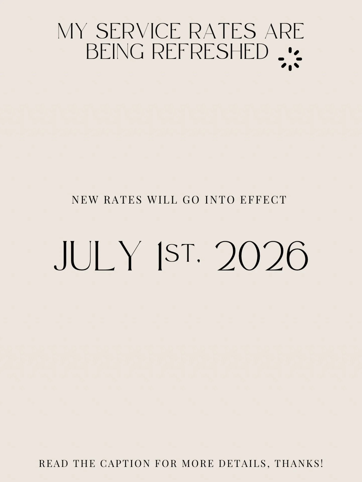 Excited to share with you that my prices will be increasing soon as my business continues to grow! This adjustment reflects the experience, quality, education, and products I provide to every appointment.✨

To everyone who has trusted me with their g