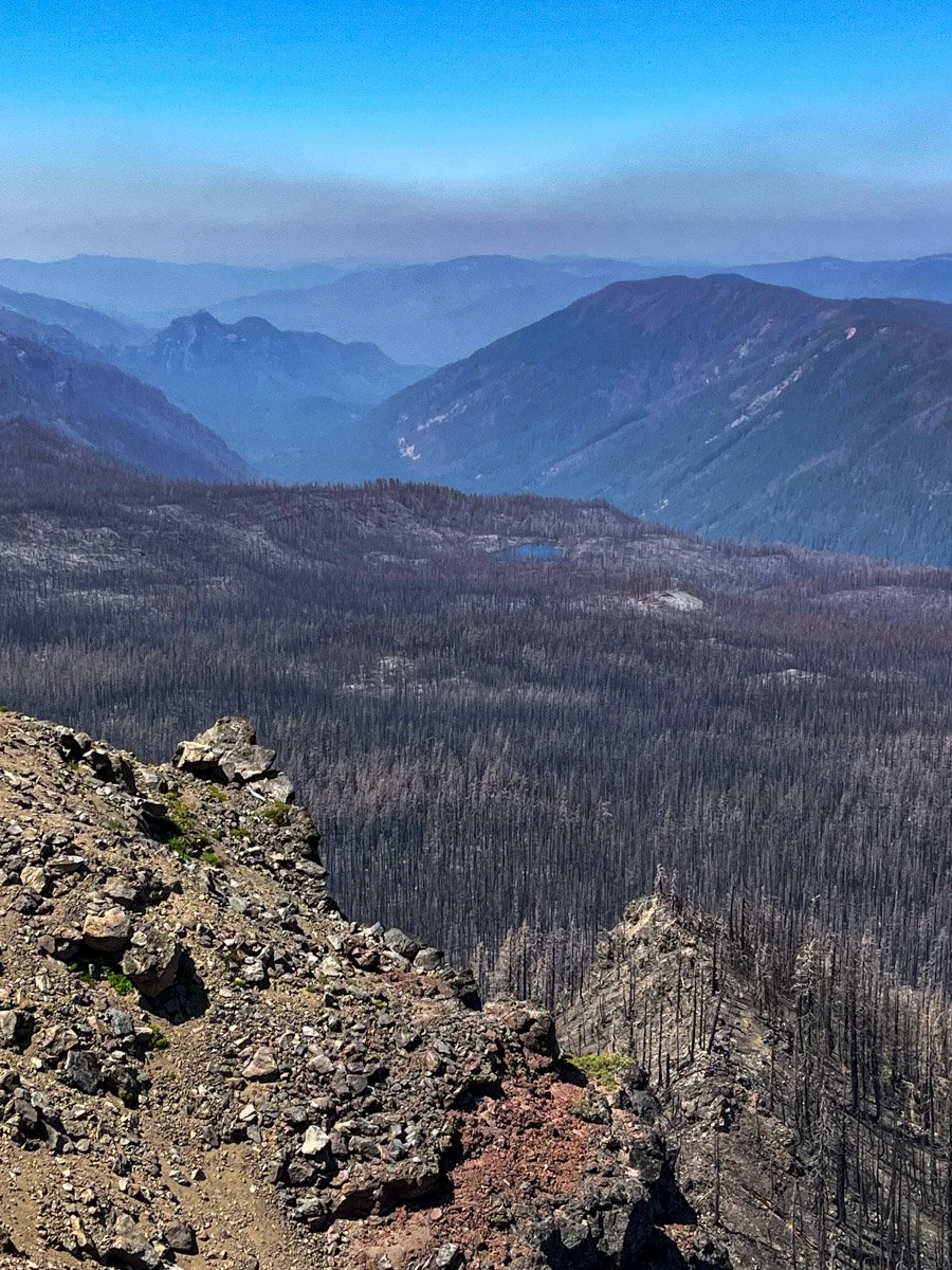 Black Creek from Fuji Mountain, post-fire (2022)