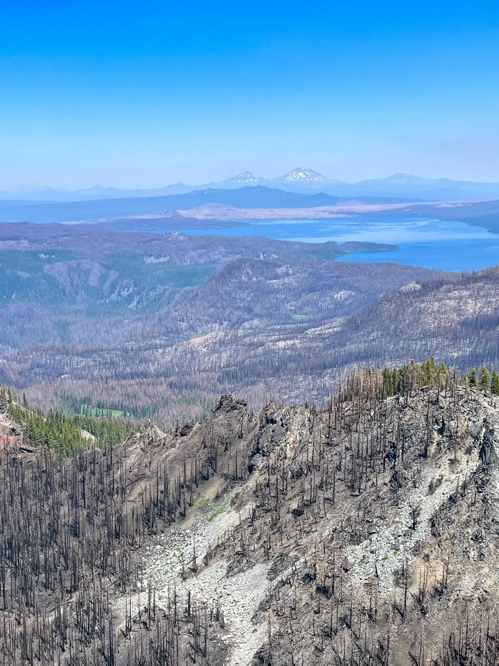 Cedar Creek Fire (2022) and Waldo Lake