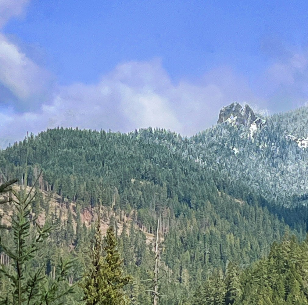 Youngs Rock from the Middle Fork Trail