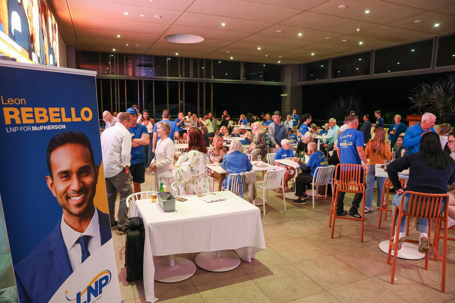 leon rebello campaign function tallebudgera surf club