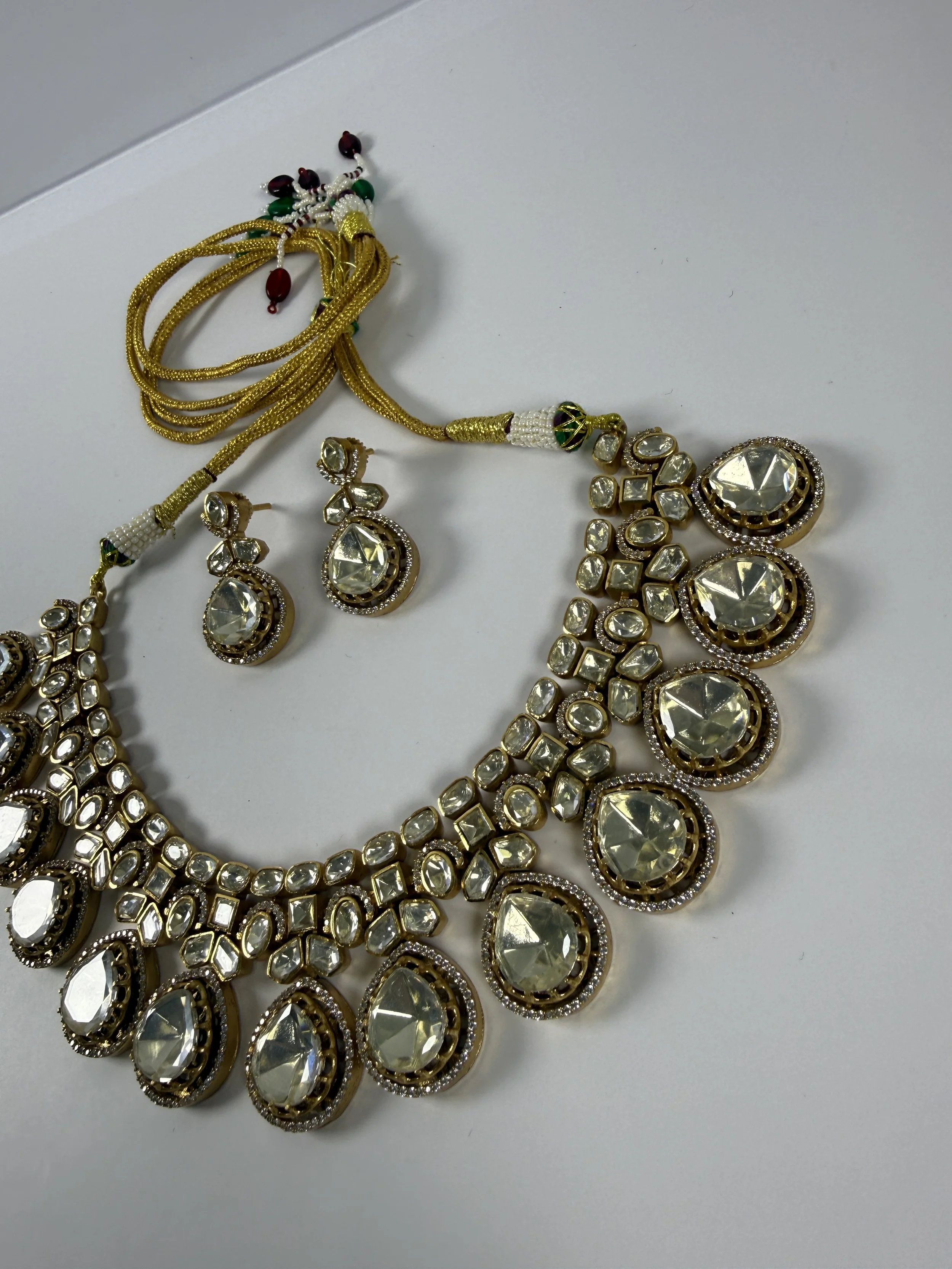 REENA - High-End Moissanite Kundan Set