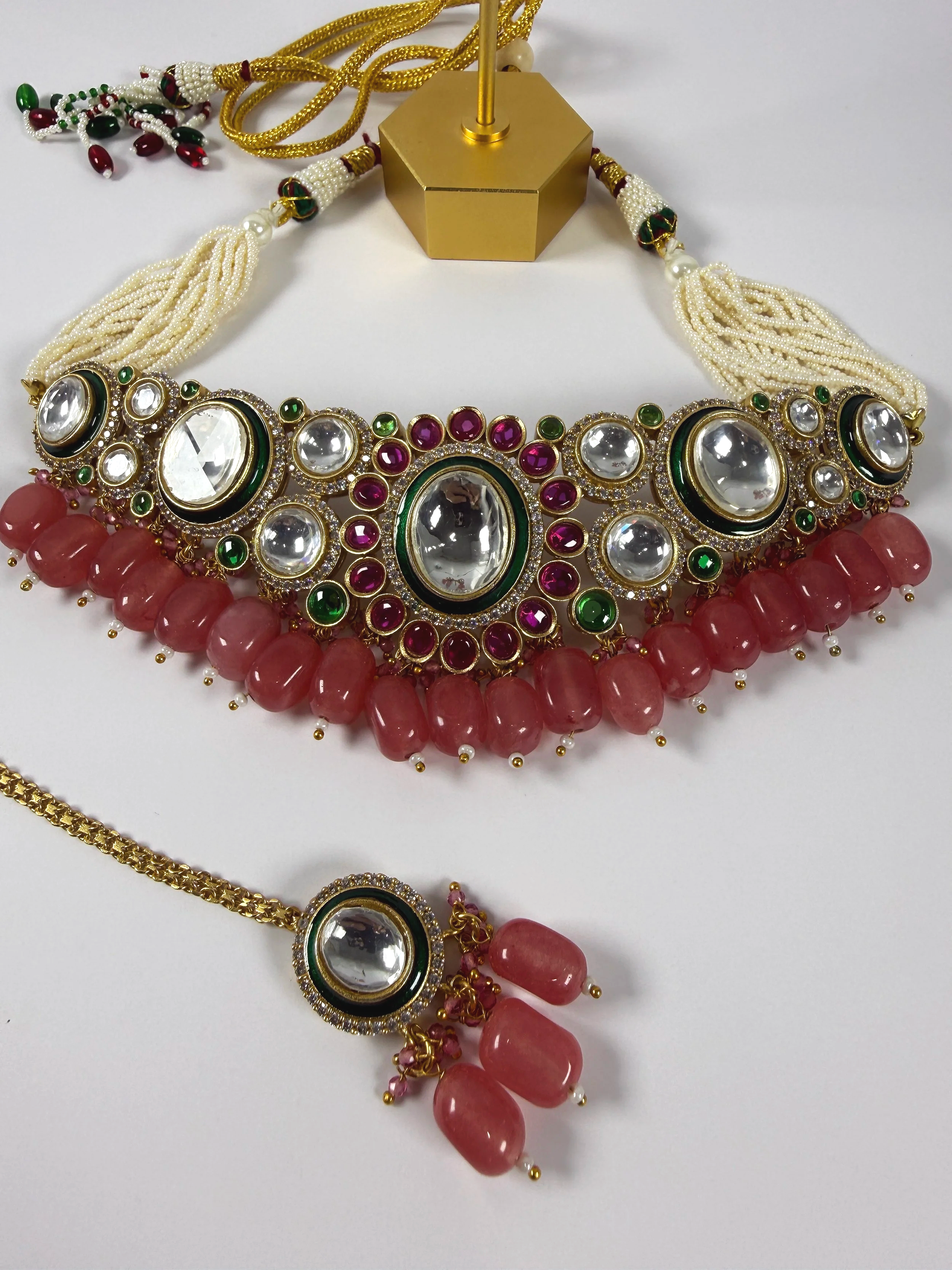 DIANA - Exquisite Uncut Kundan High End Jewelry Set