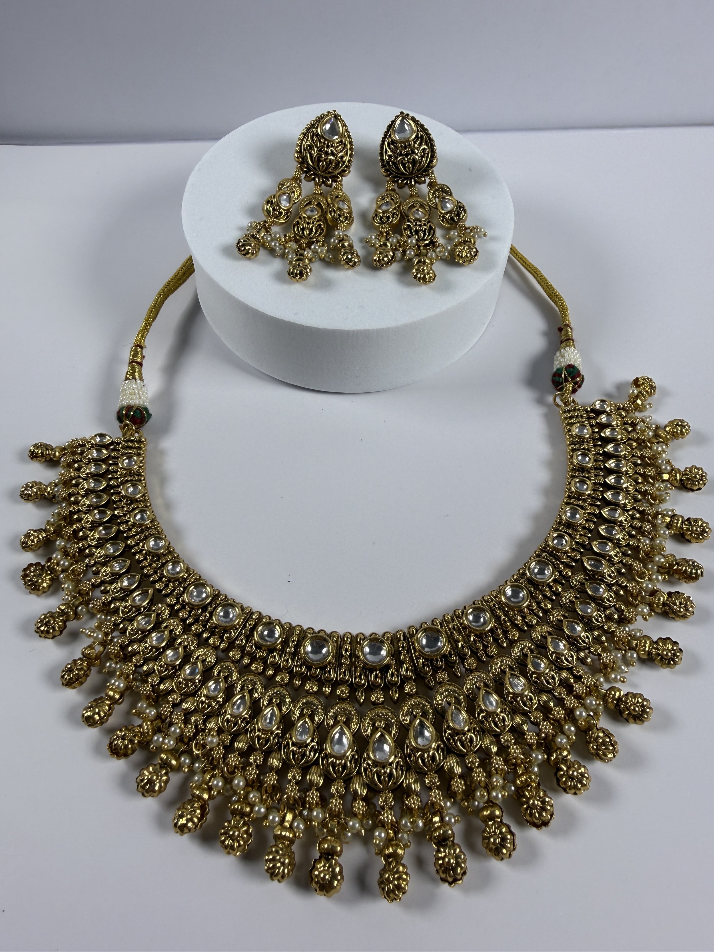 ISHANI - Antique Gold Plated Jewelry Set