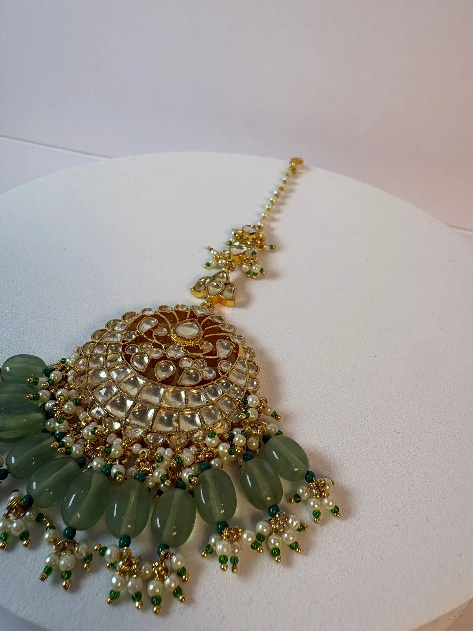 AFREEN - Timeless Pachi Kundan Tikka