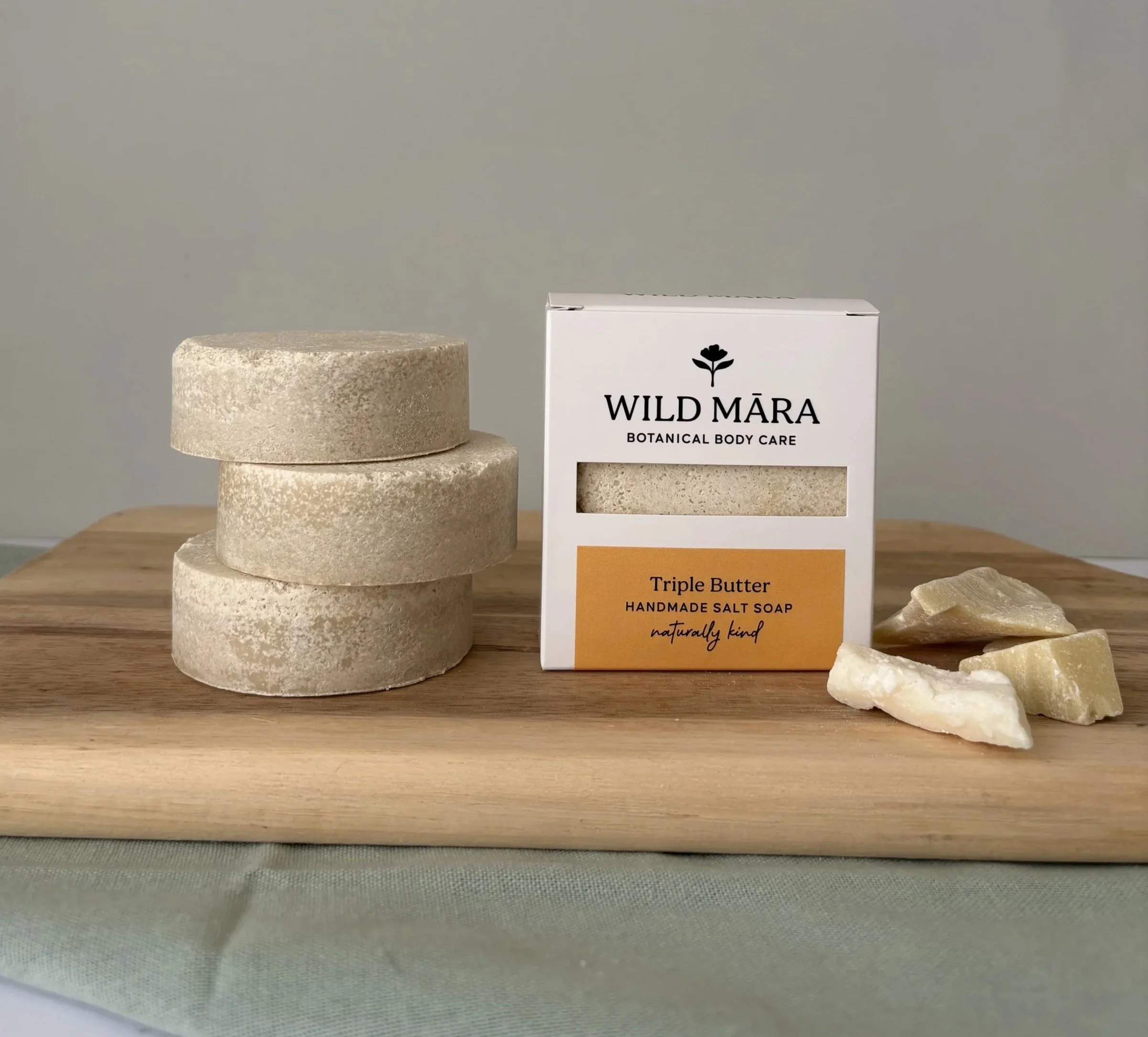Triple Butter Salt Soap