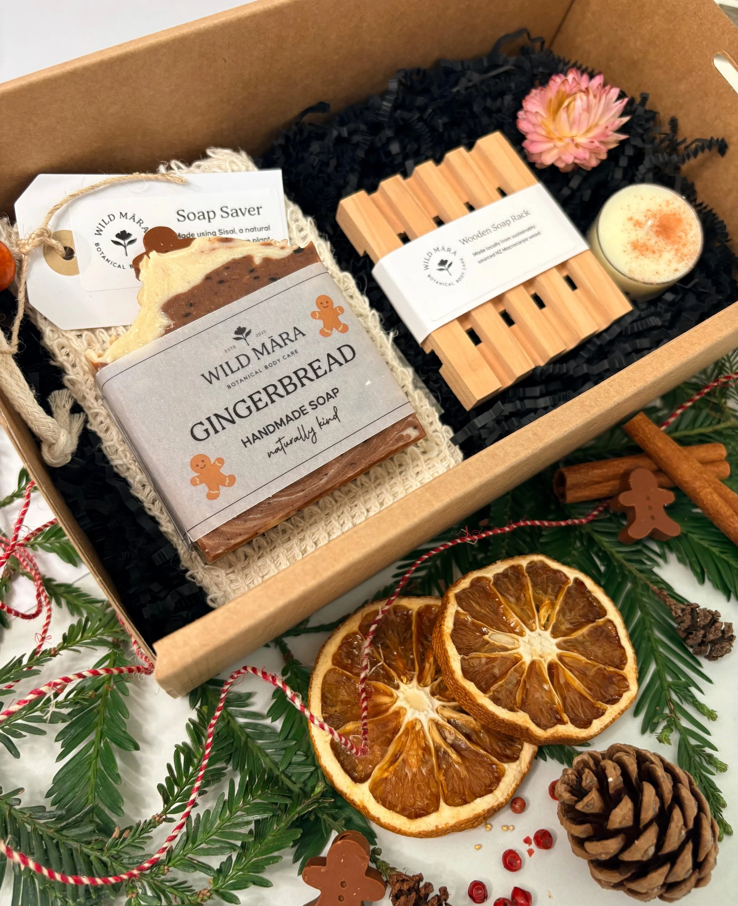 Gingerbread gift box, Nelson, NZ