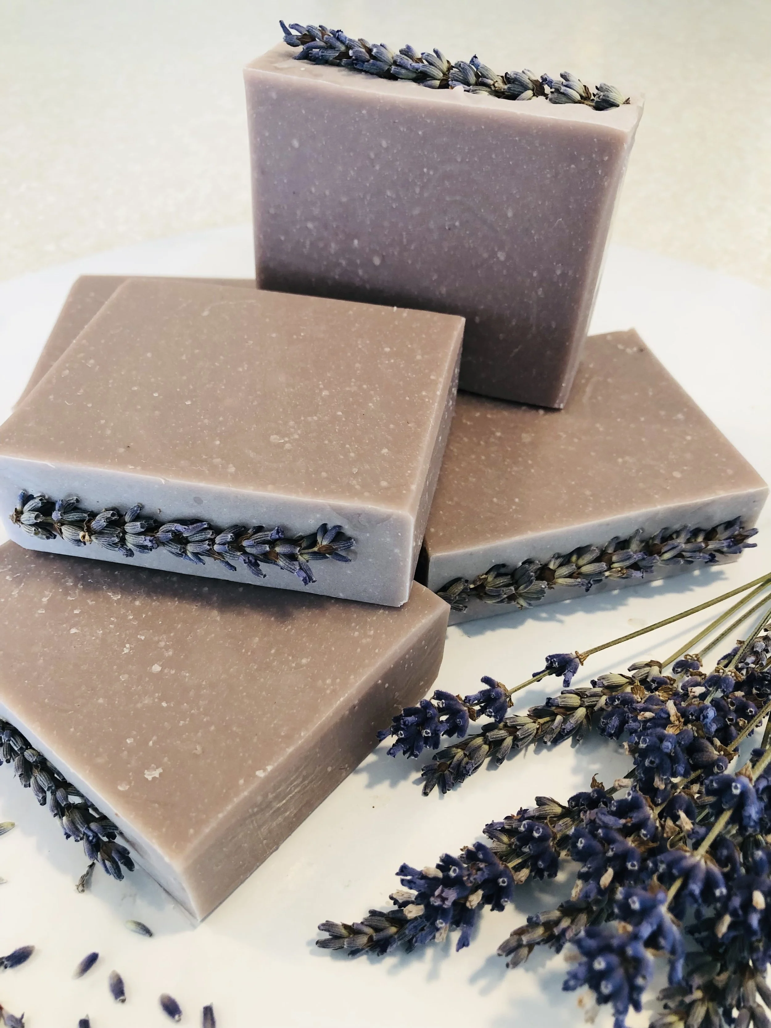 Lavender & Patchouli Soap, moisturising and cleansing handmade soap, NZ