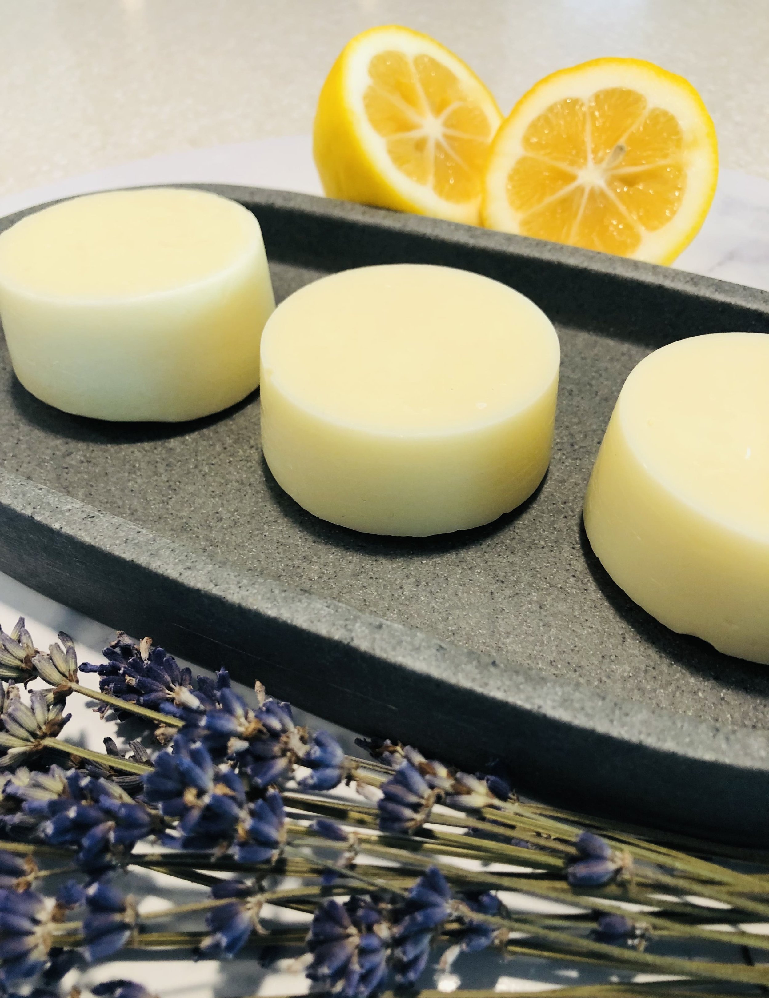 Lavender & Lemon Conditioner Bar - Light Detangling