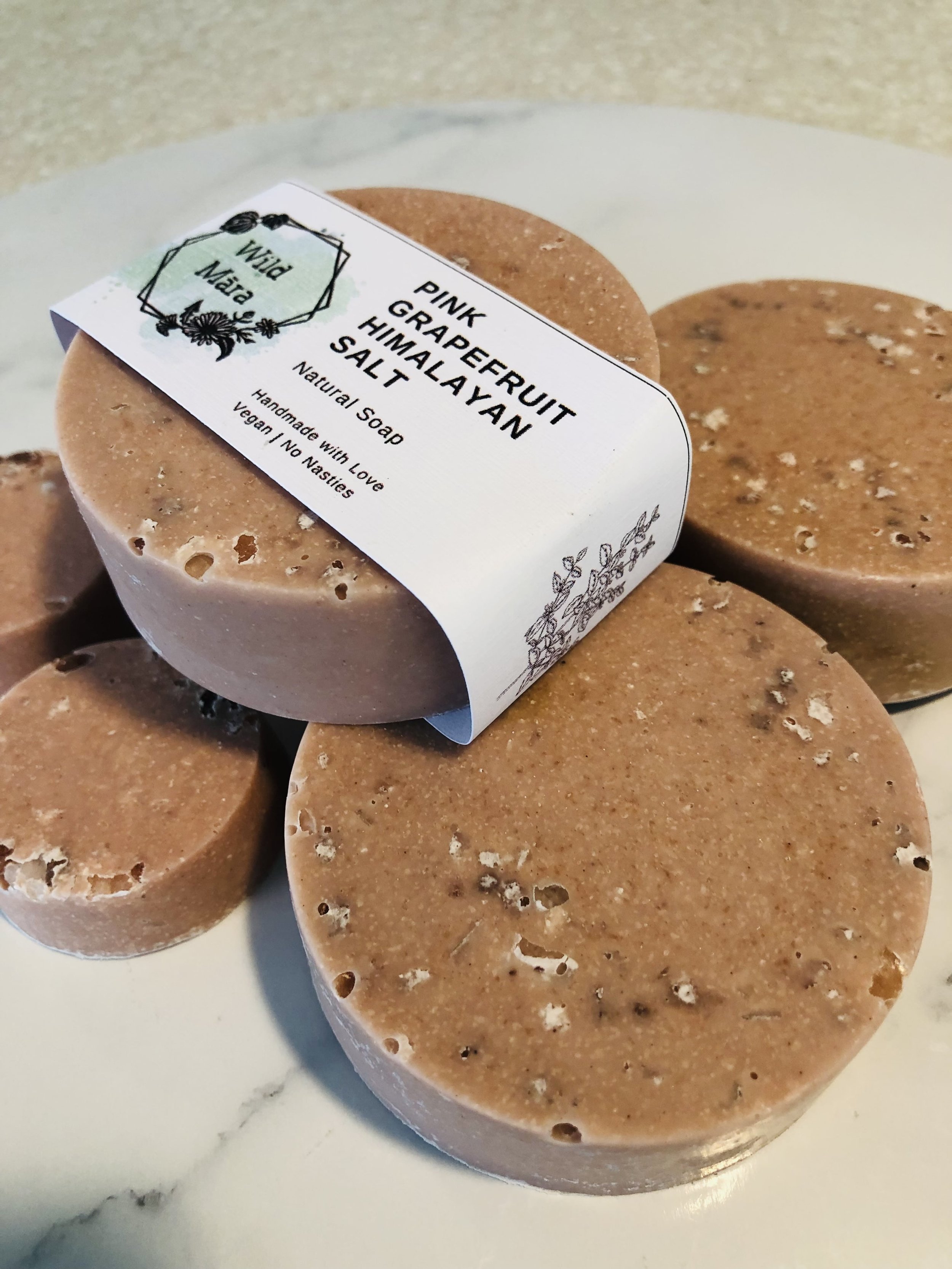 Wild Mara Pink Grapefruit Himalayan Salt Soap