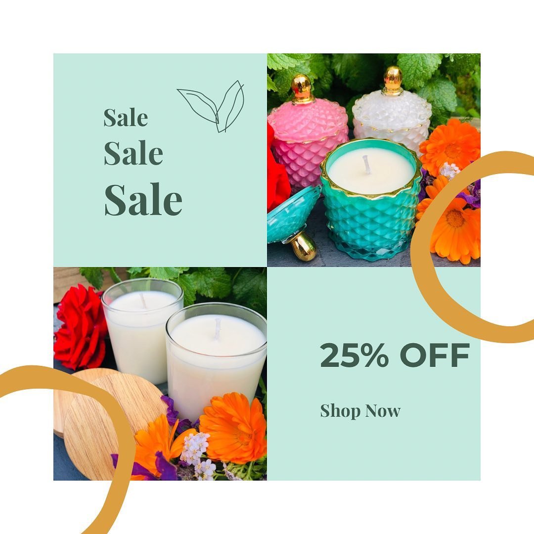 Use code CANDLE25 at checkout 😊