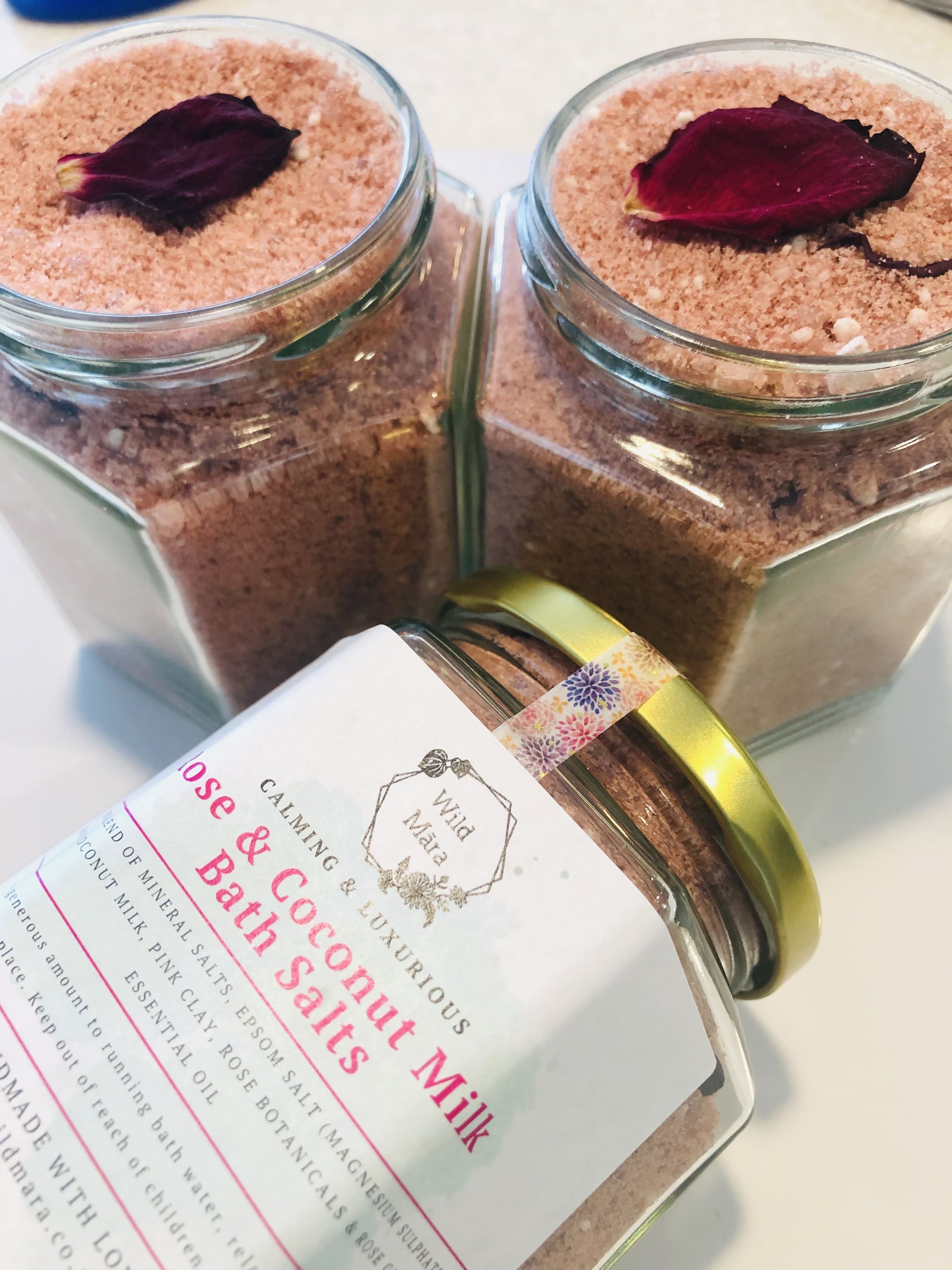 Wild Mara Rose & Coconut Milk Bath Salts
