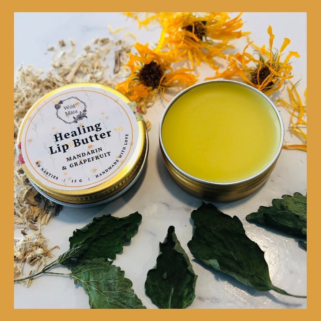 NEW PRODUCT!!!!

Healing Lip Butter 👄

Made using quality natural plant oils &amp; butters plus the magical healing power of Calendula, Lemonbalm &amp; Marshmallow slowly infused in high oleic Sunflower Oil. 
So creamy, nourishing, moisturising &amp