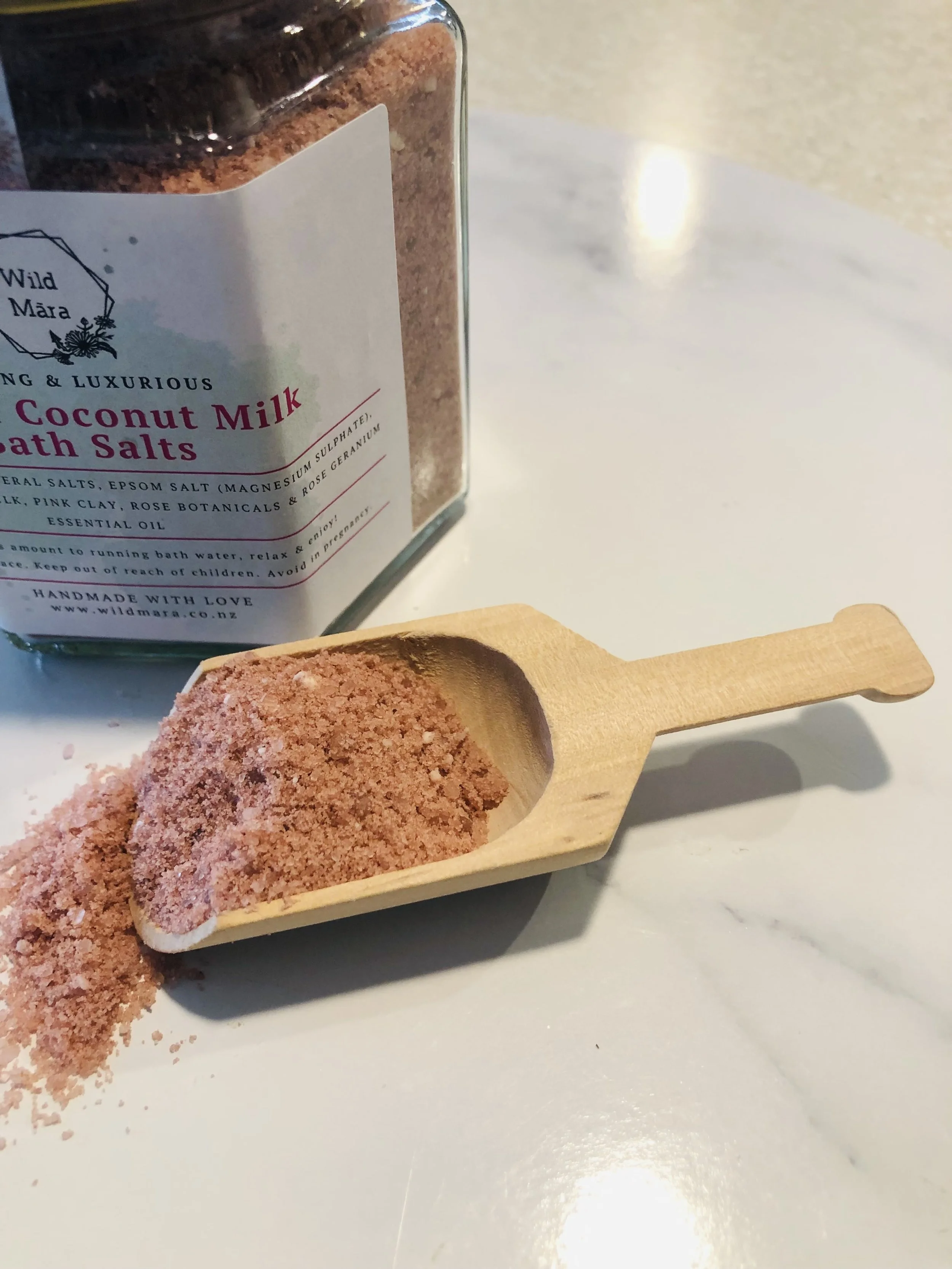 Wooden Bath Salt Scoop