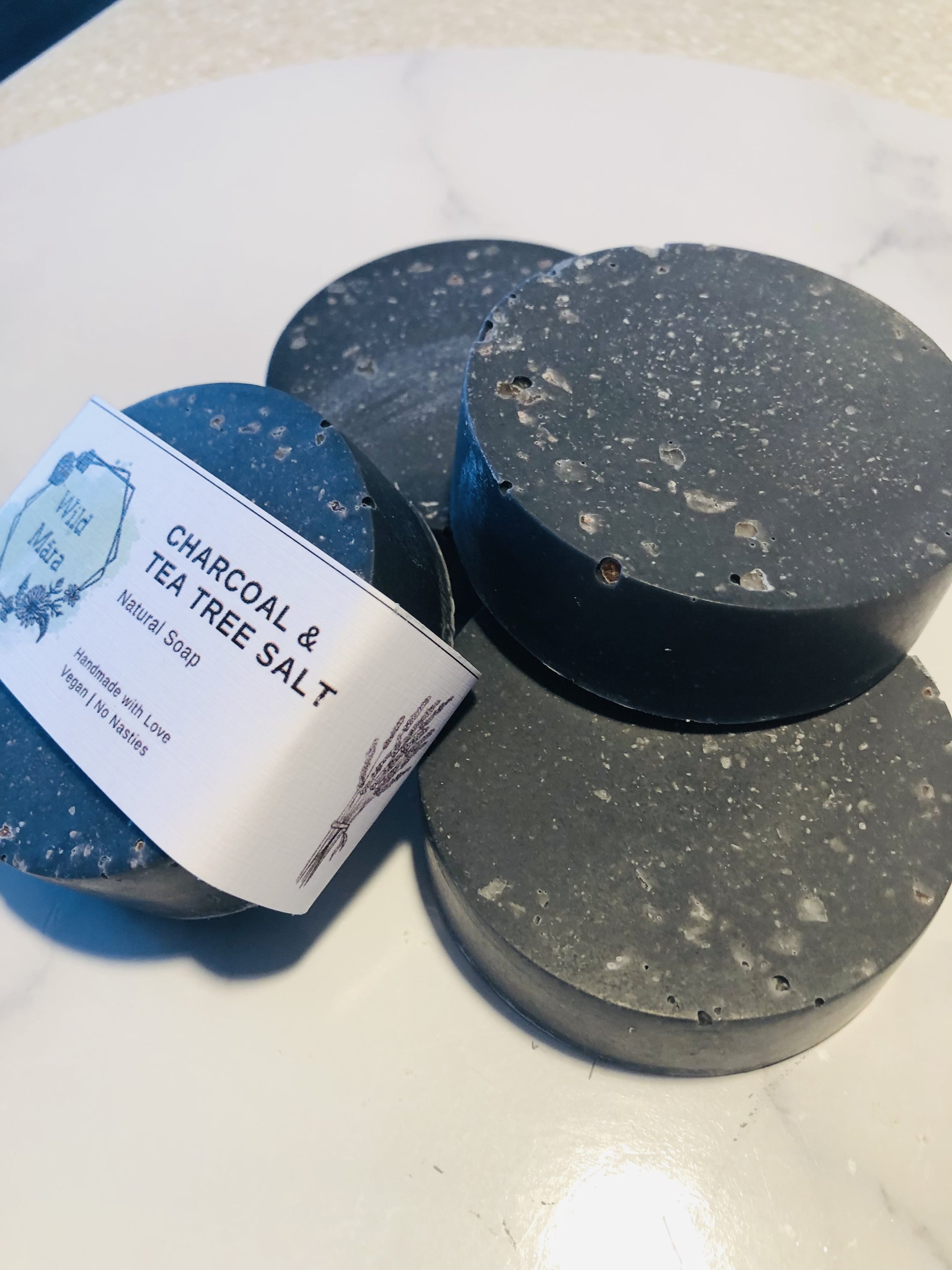 Wild Mara Charcoal & Tea Tree Salt Soap