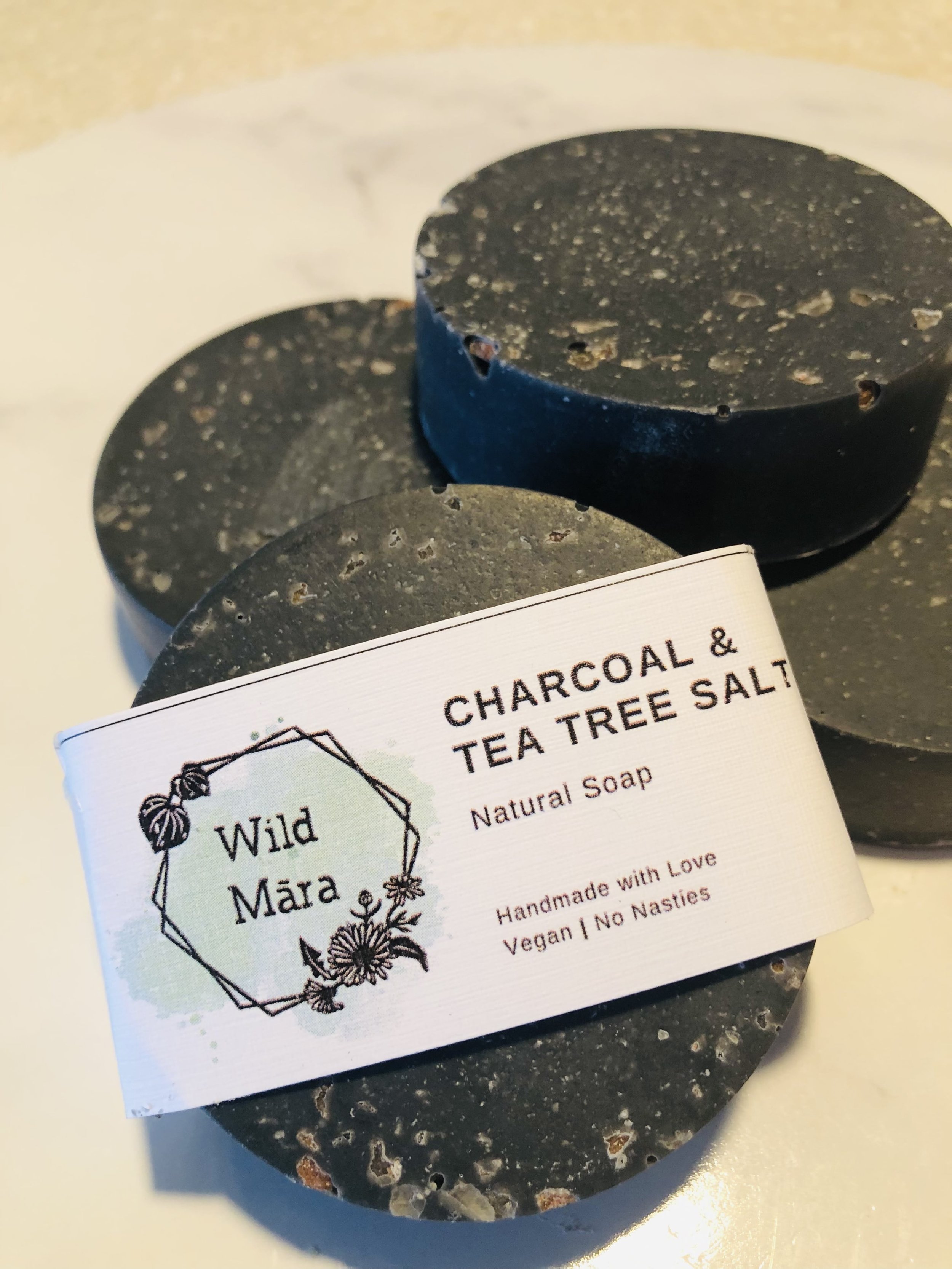 Wild Mara Charcoal & Tea Tree Salt Soap