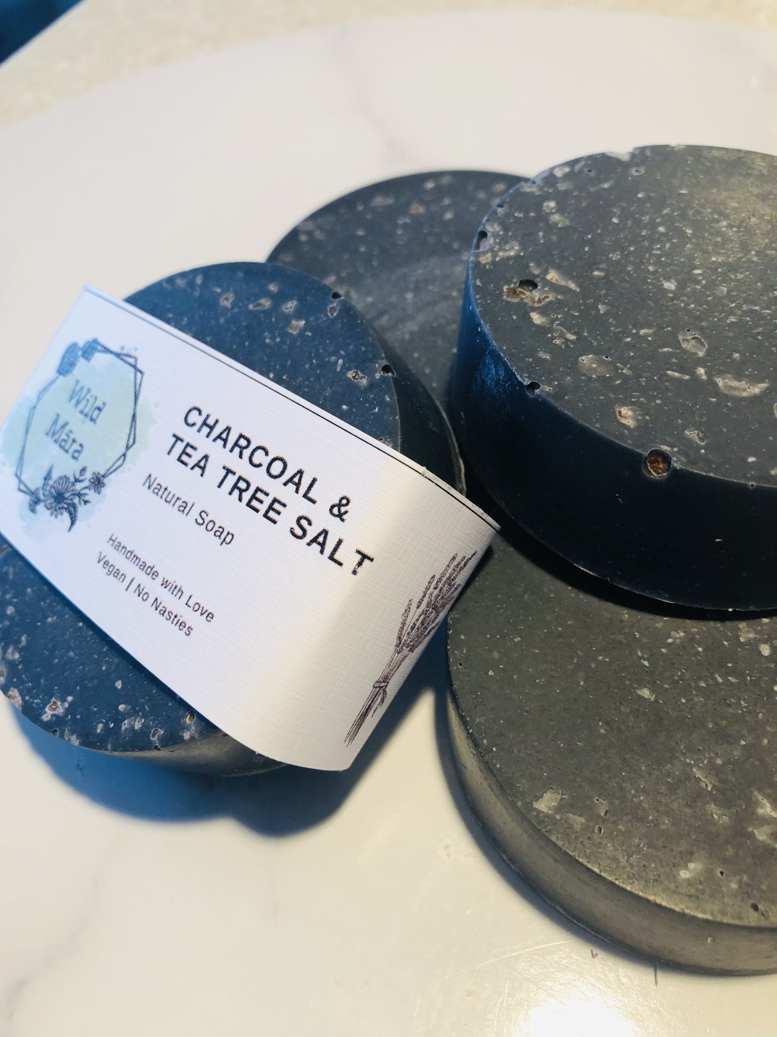 Wild Mara Charcoal & Tea Tree Salt Soap