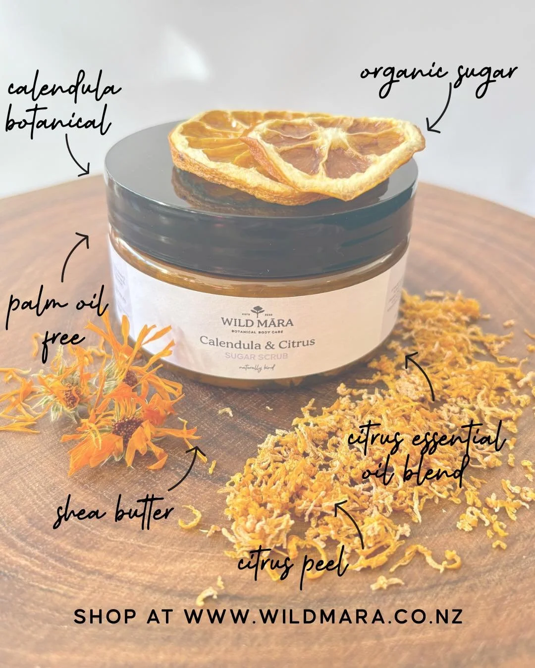 NEW PRODUCT!!!

Calendula &amp; Citrus Sugar Scrub