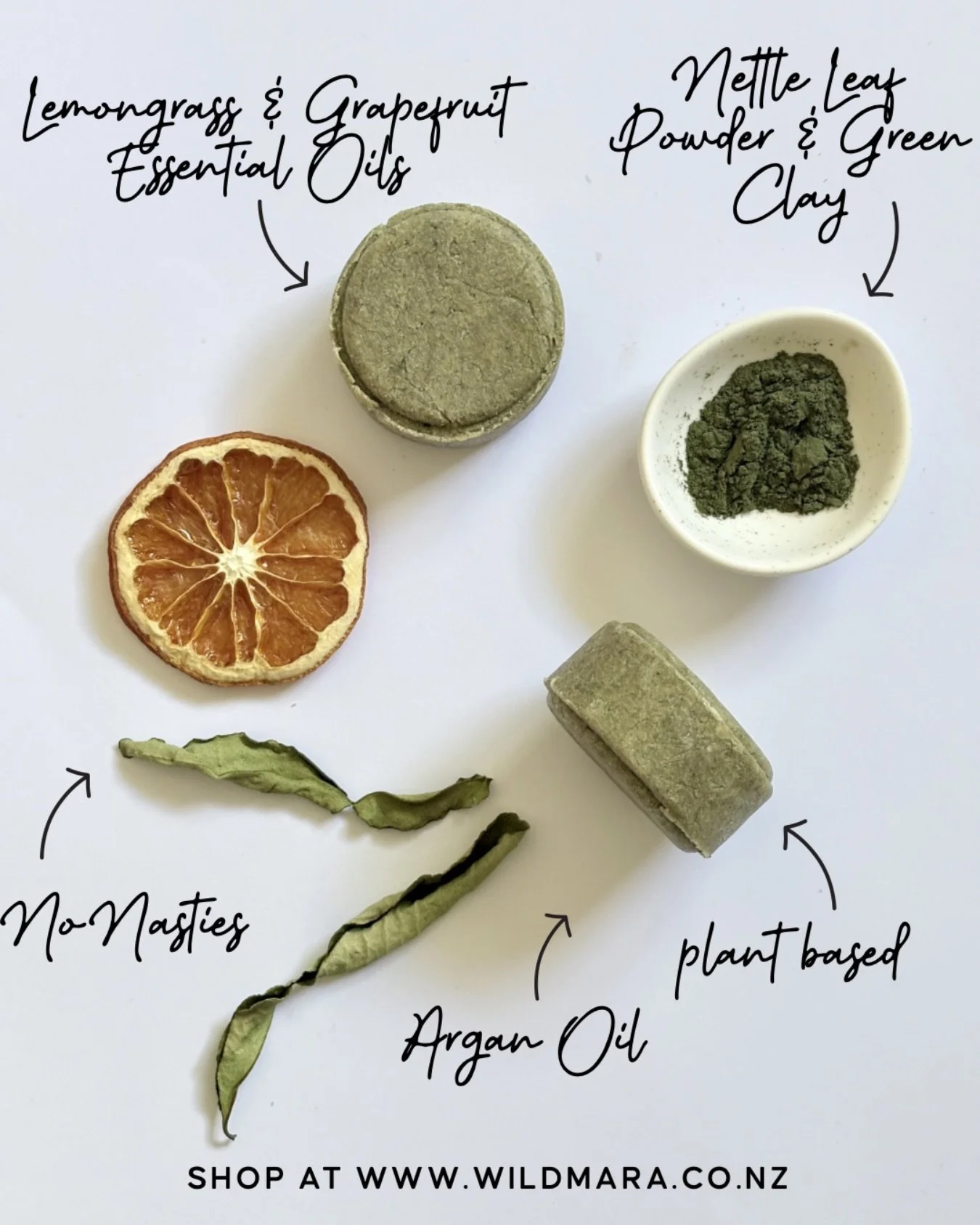 Lemongrass &amp; Grapefruit Shampoo Bar

Normal to Oily Hair/Scalp