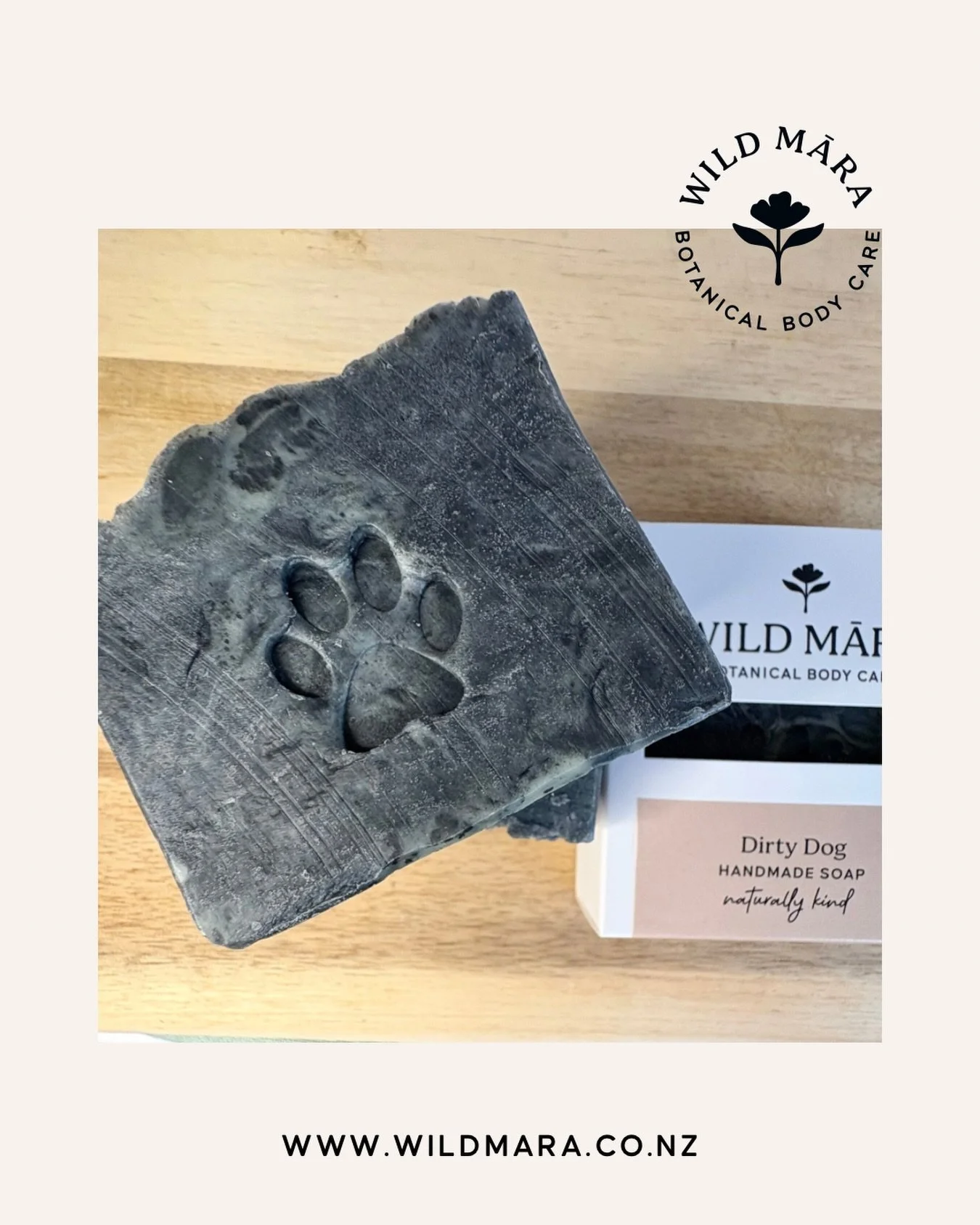 The start of something special!!!
Dirty Dog was the soap that started it all for Wild Māra 💕🐾

My schnoodle Bruno had very itchy skin, always scratching. We tried everything - medicated shampoo from the vet, change in diet, flea &amp; worm treatmen