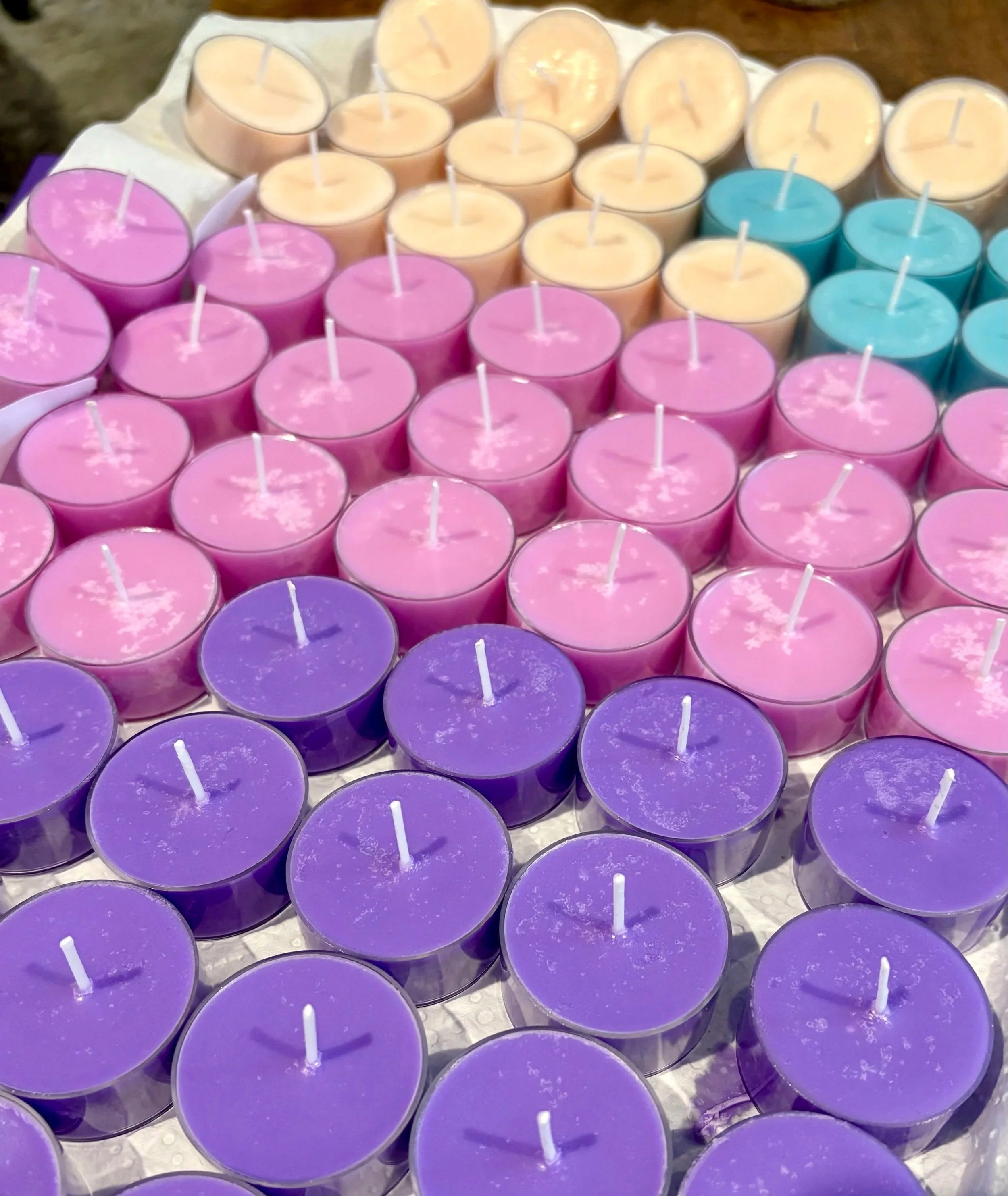 Wild Māra tea lights