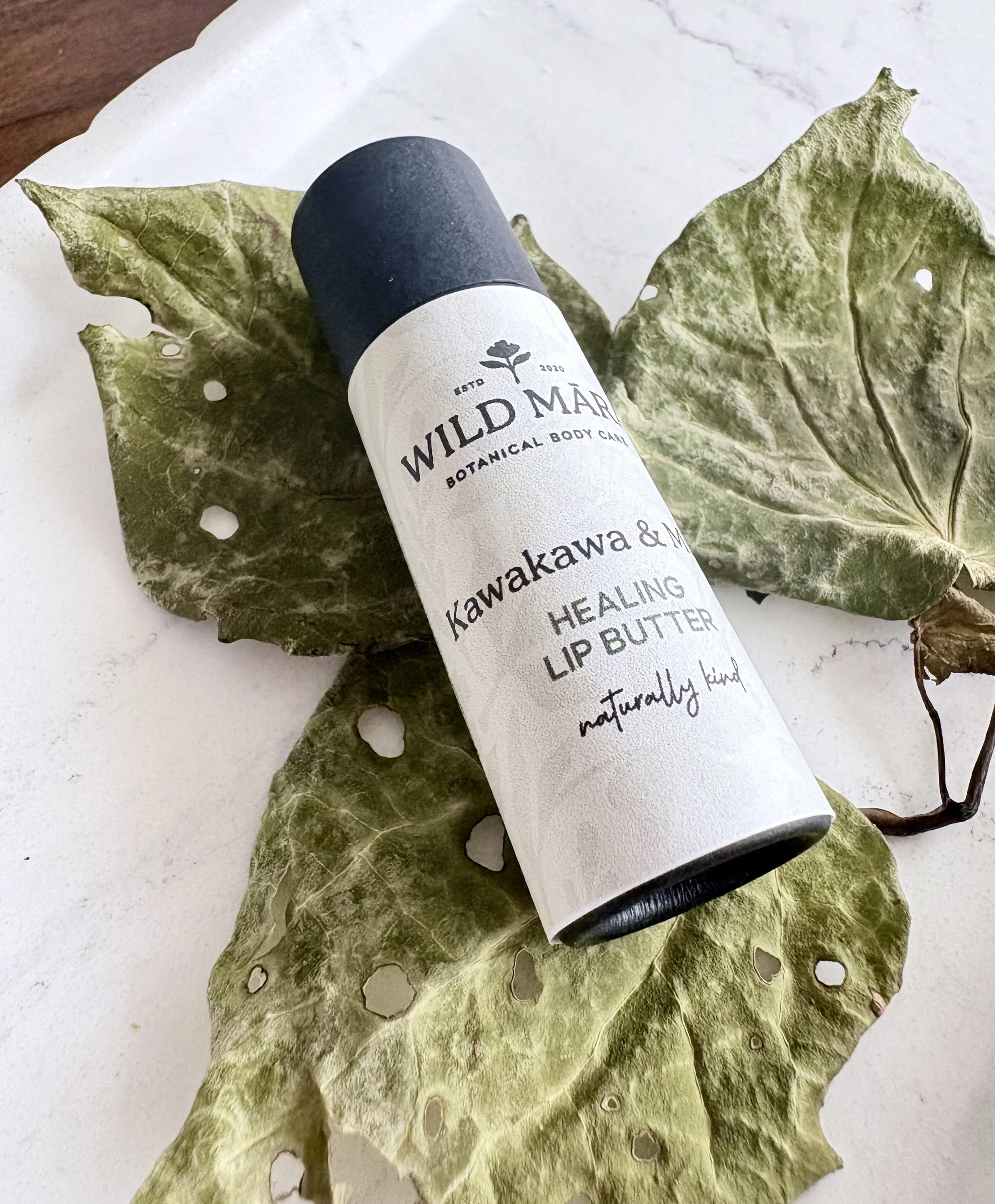 kawakawa & mint lip butter