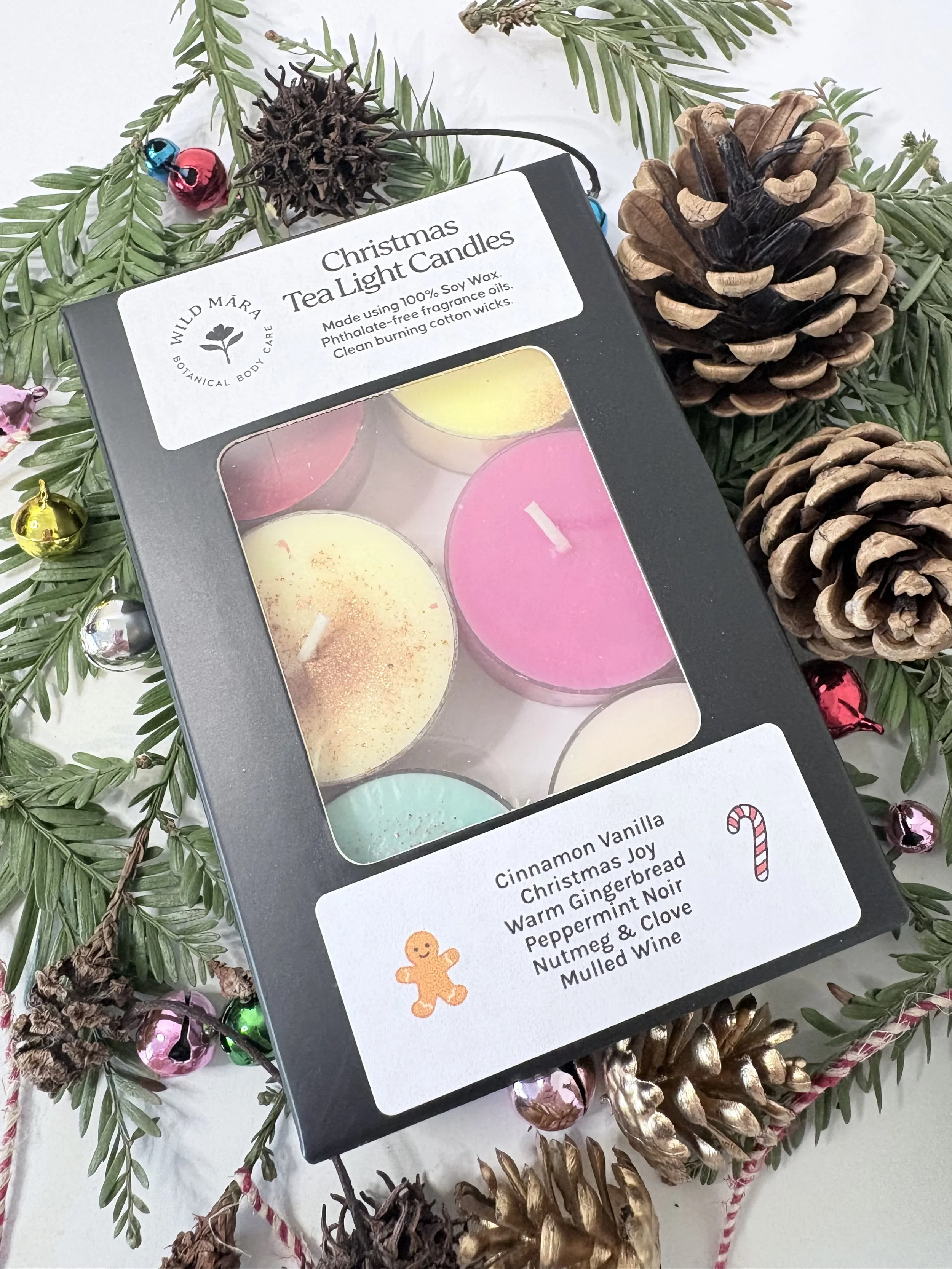Christmas tea light scented candles, Nelson, NZ