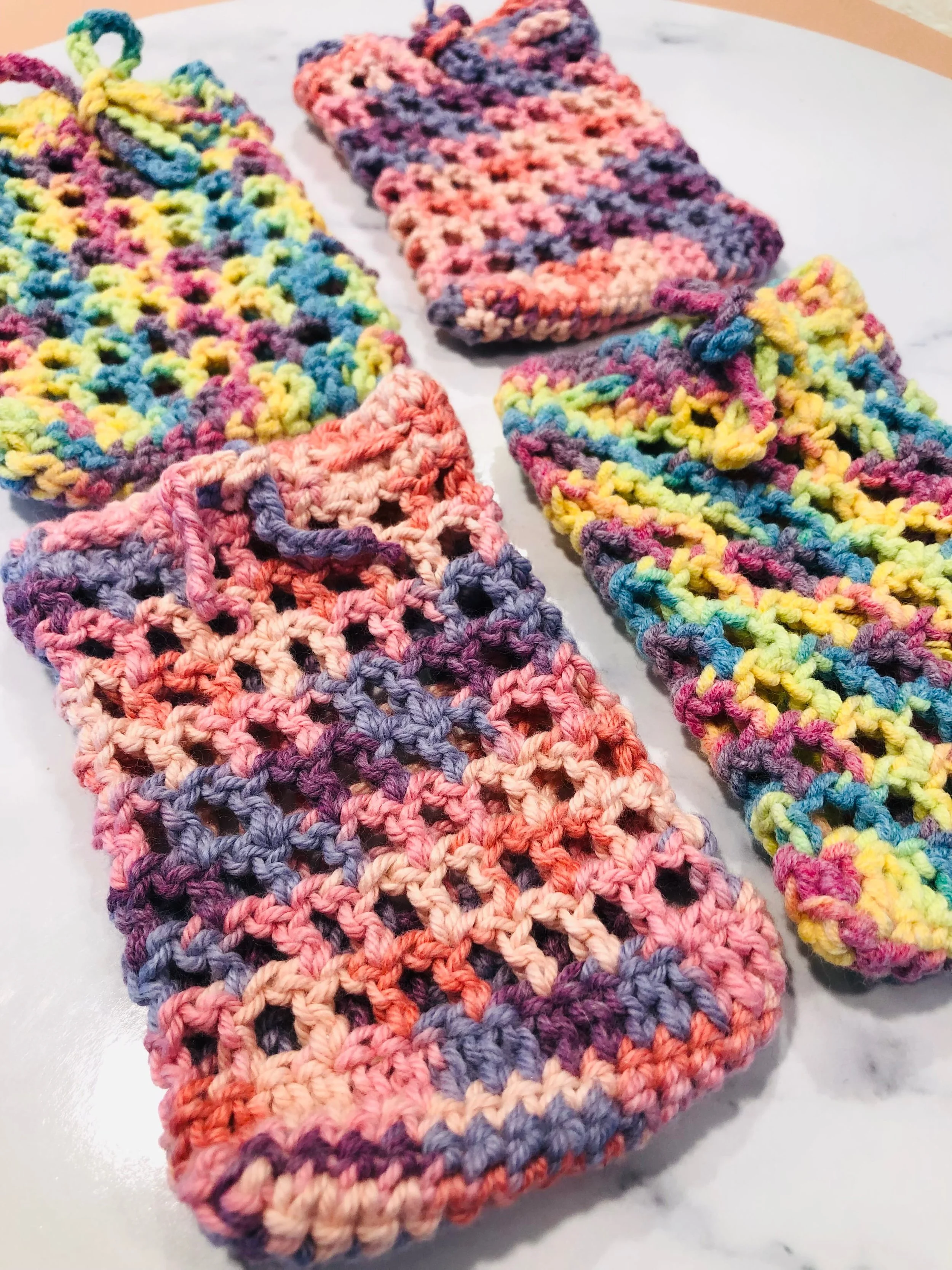 Crochet Cotton Soap Saver