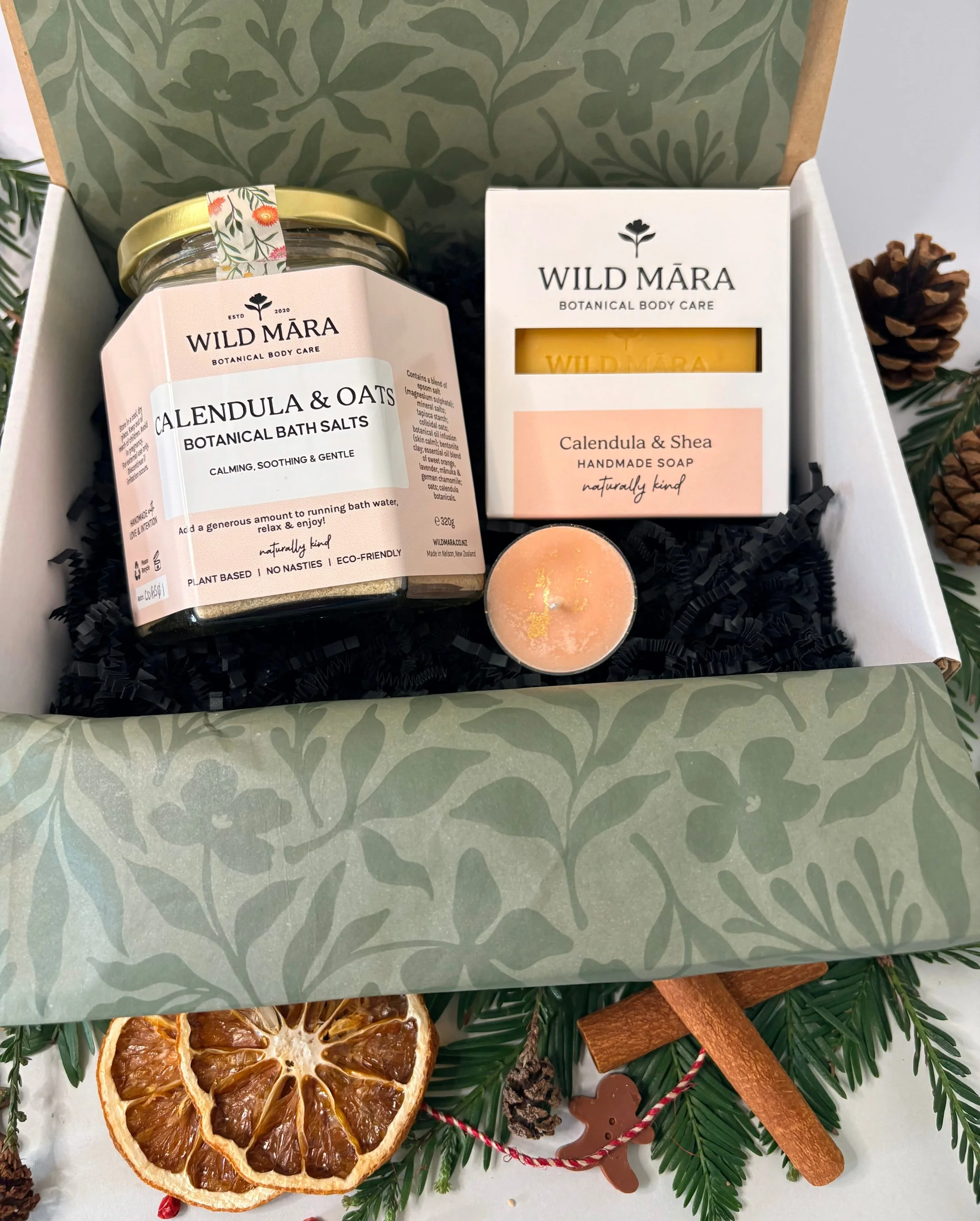 calendula botanical ritual gift box, Nelson, NZ