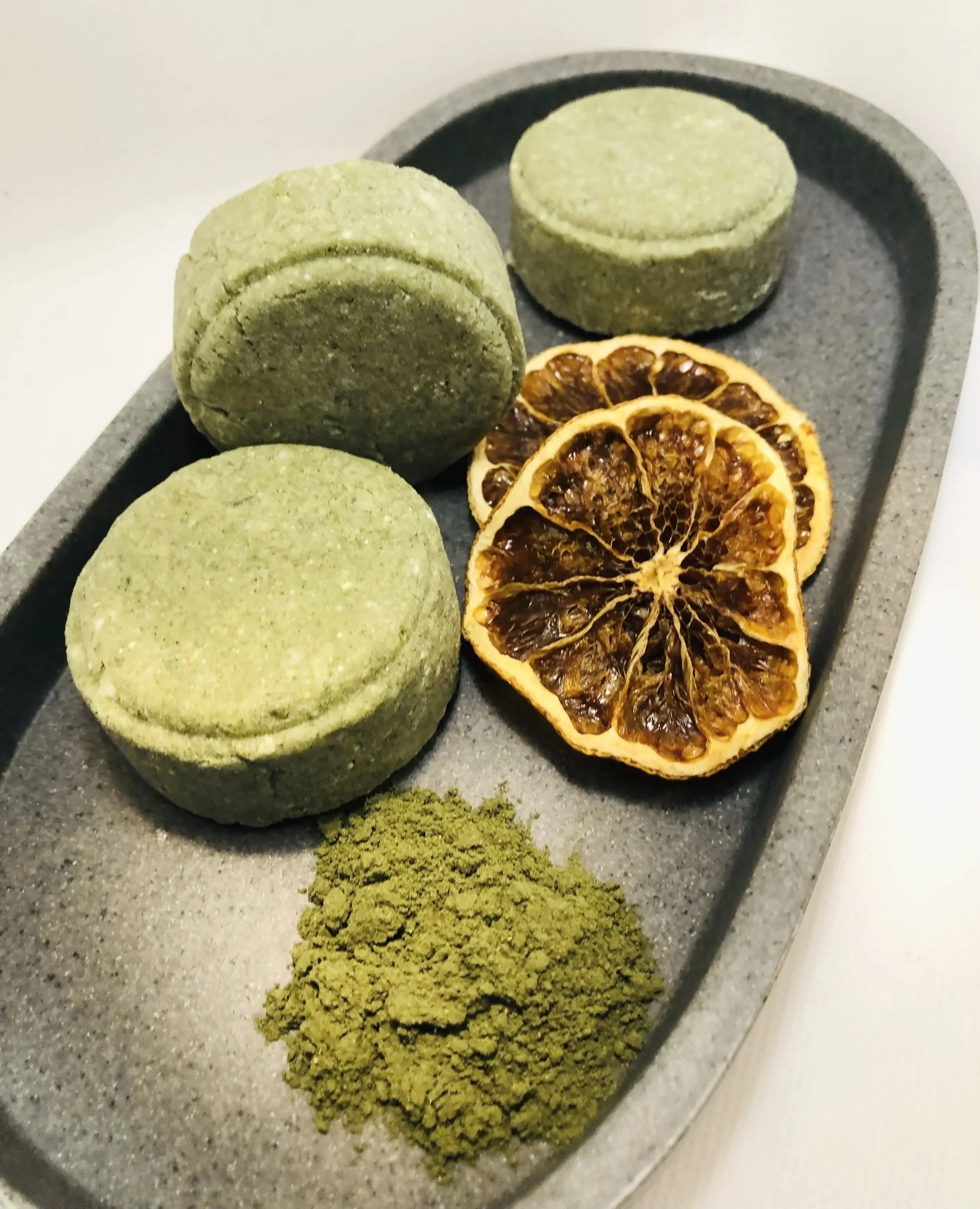 lemongrass & grapefruit shampoo bar for normal to oily hair/scalp
