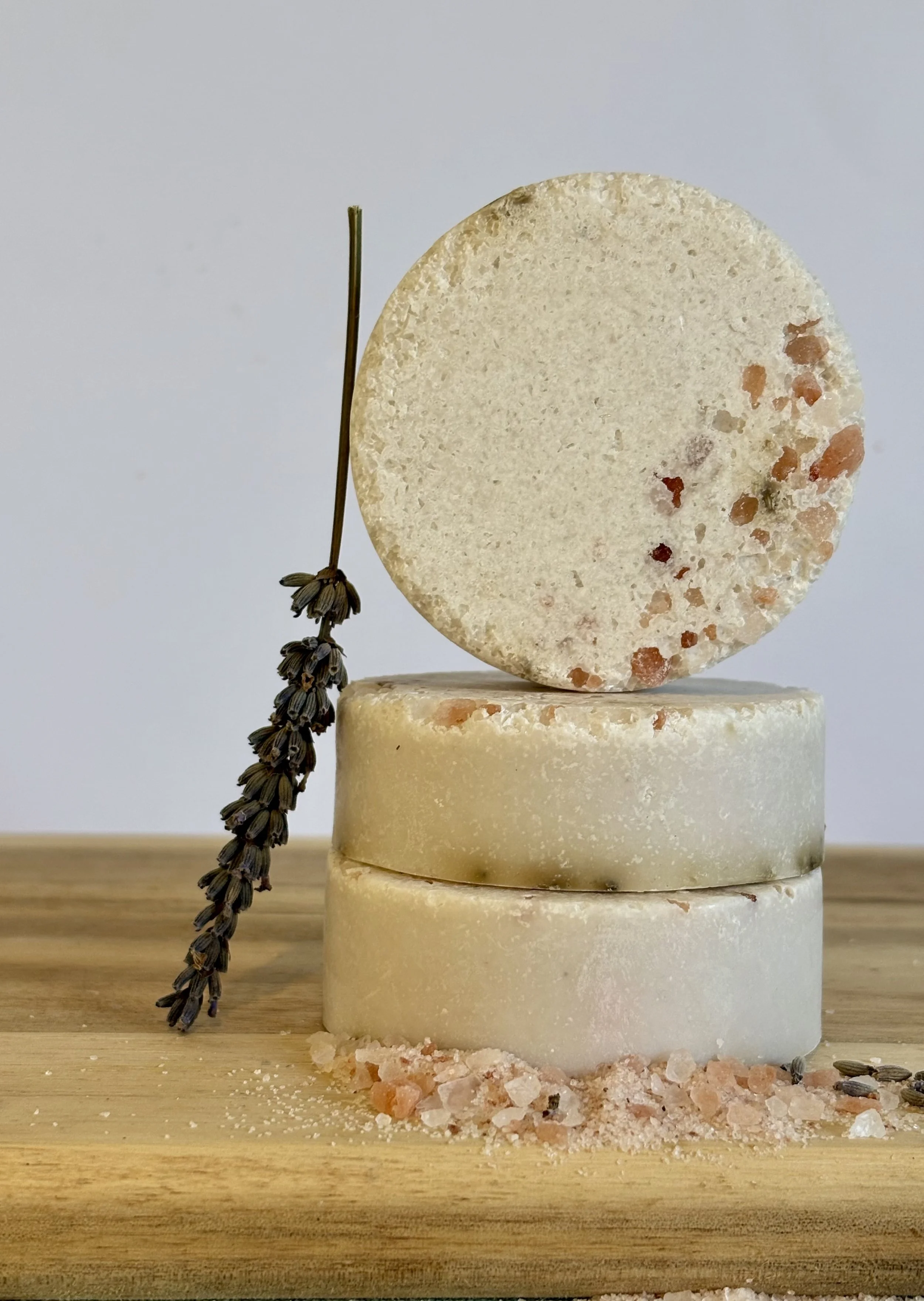 Lavender Salt Soap, with lavender essential oil, handmade, NZ