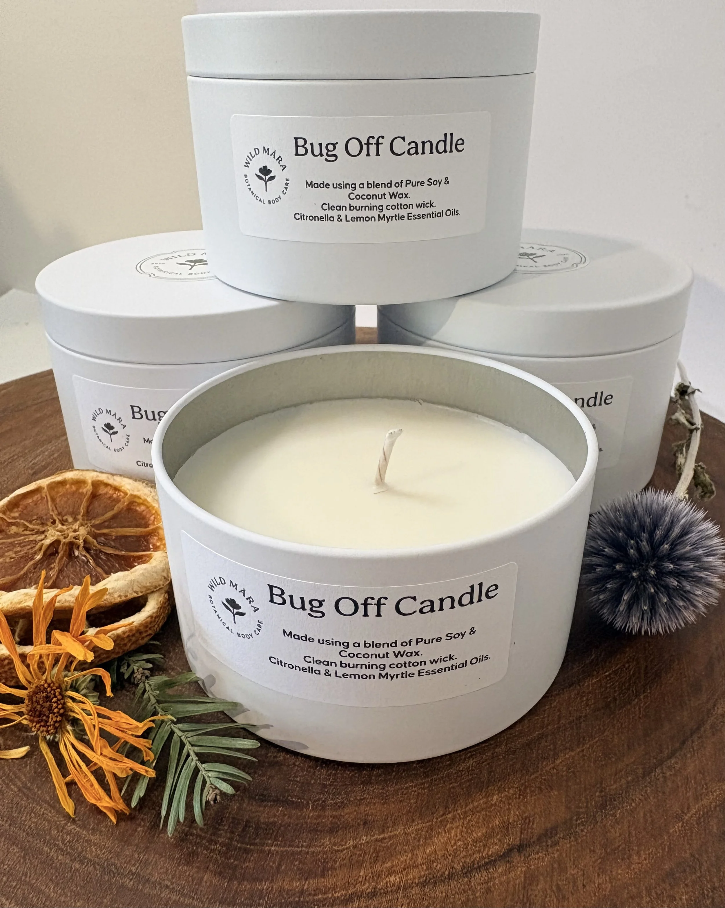 Bug Off Candle helps repel pesky bugs, Nelson, NZ